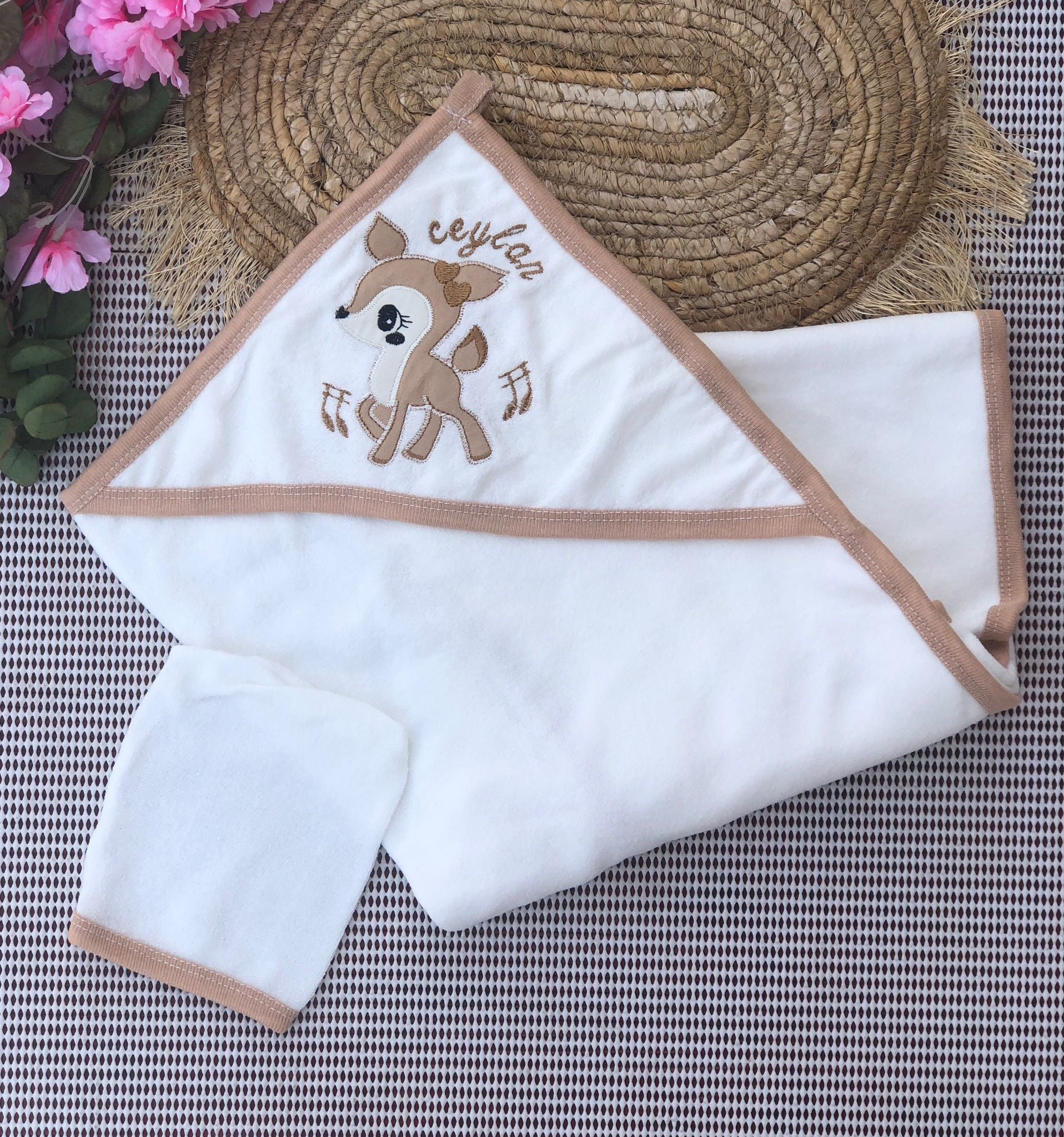 Gülünce Bebe Banyo Havlu  - Ceylan