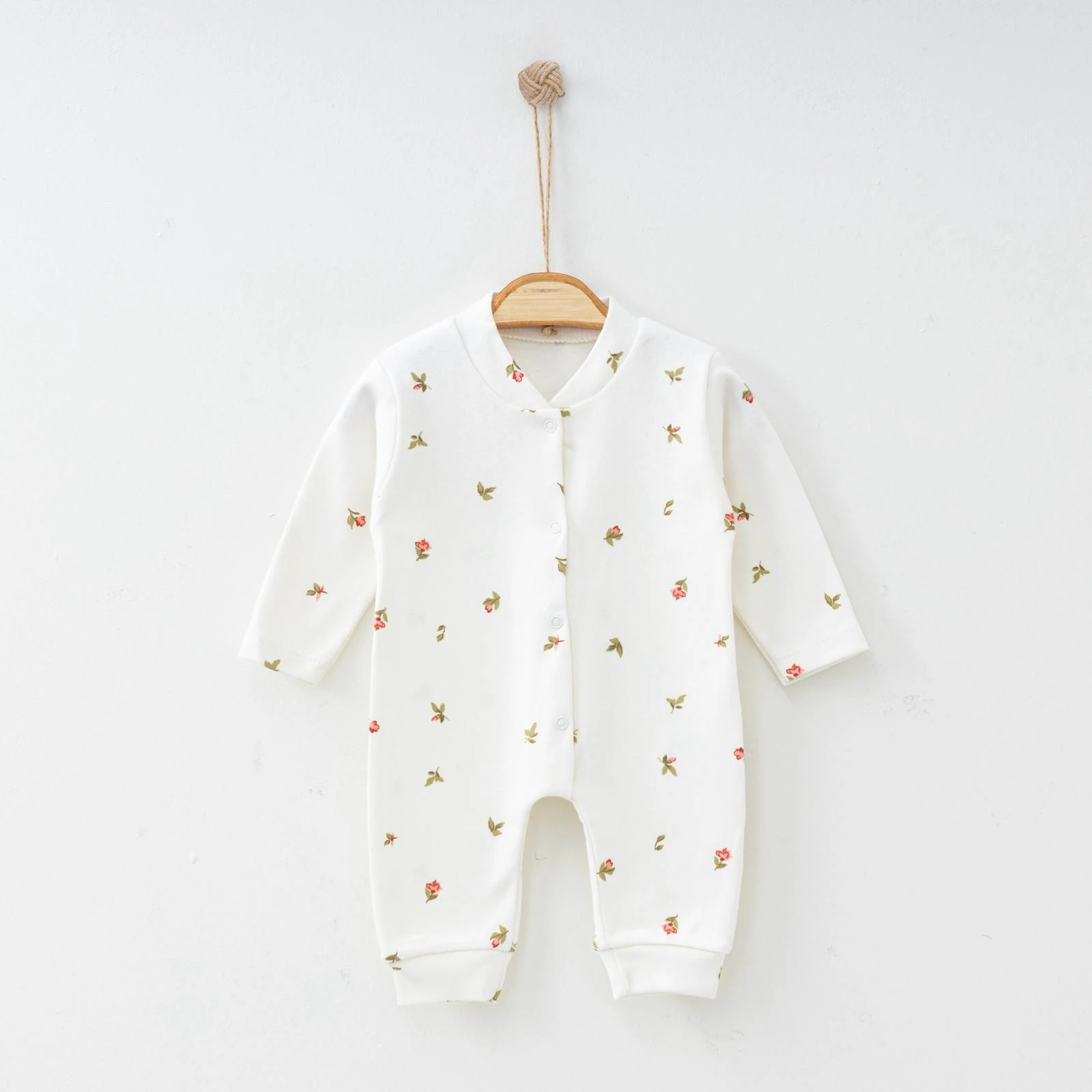 Papatya Desenli Bebek Tulumu