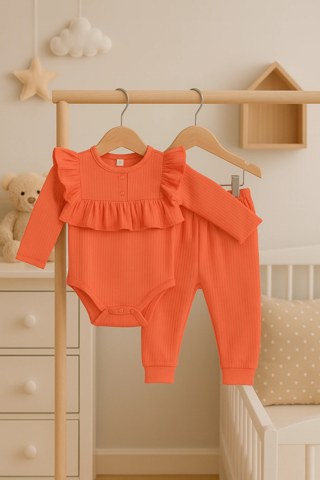 Cocomell Raporlu Bebek Takım - Kırmızı