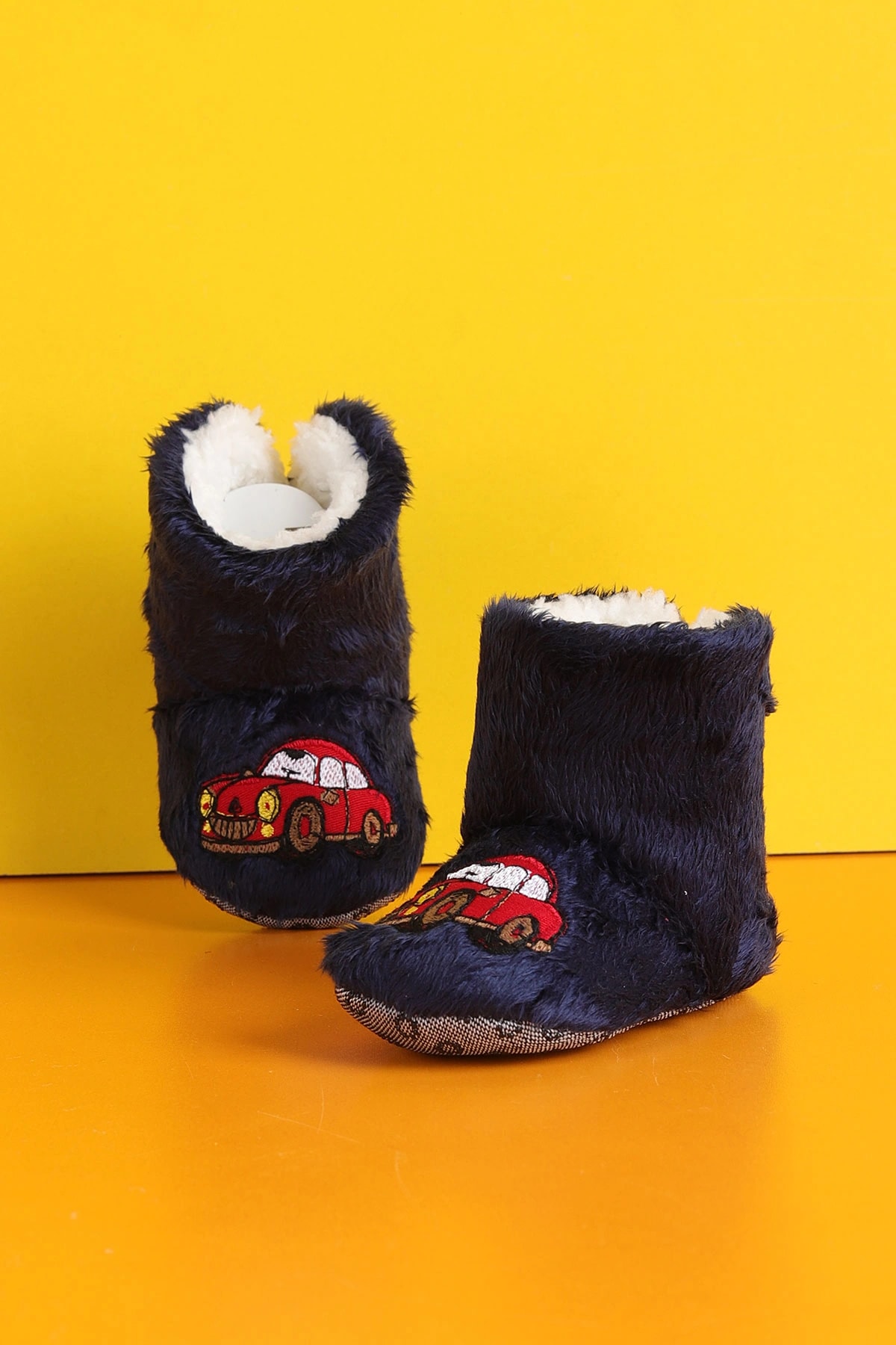 Minissa Bebek & Çocuk Panduf - Lacivert Araba