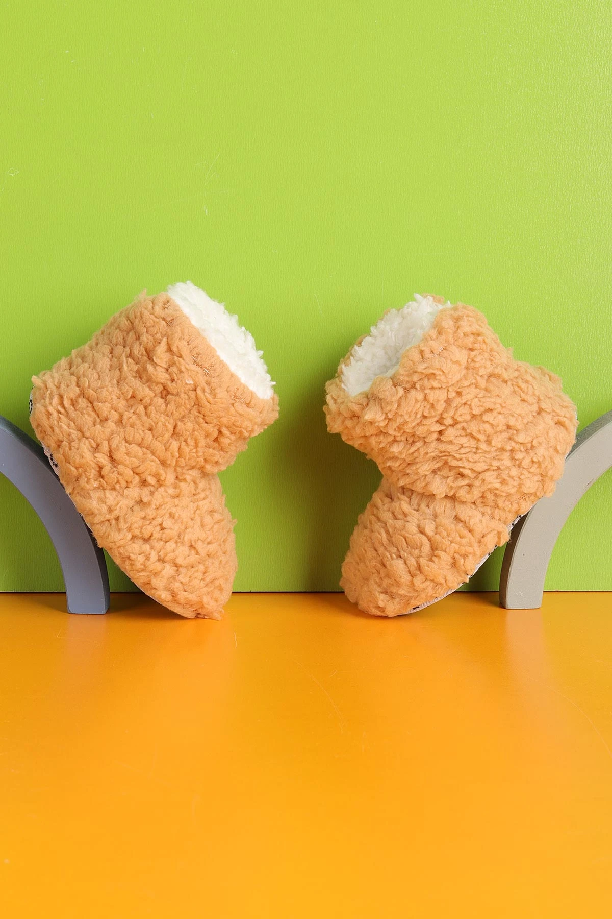 Minissa Bebek & Çocuk Panduf - Kahve Düz