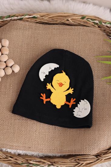 Defne Animals Figürlü Bebe Penye Şapka - Civciv