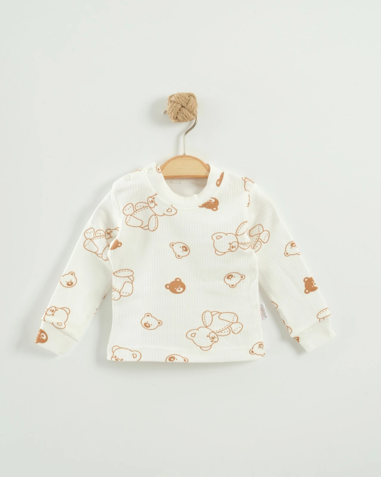 Nayinom Ayı Baskılı Badi Yaş Grubu - Bej