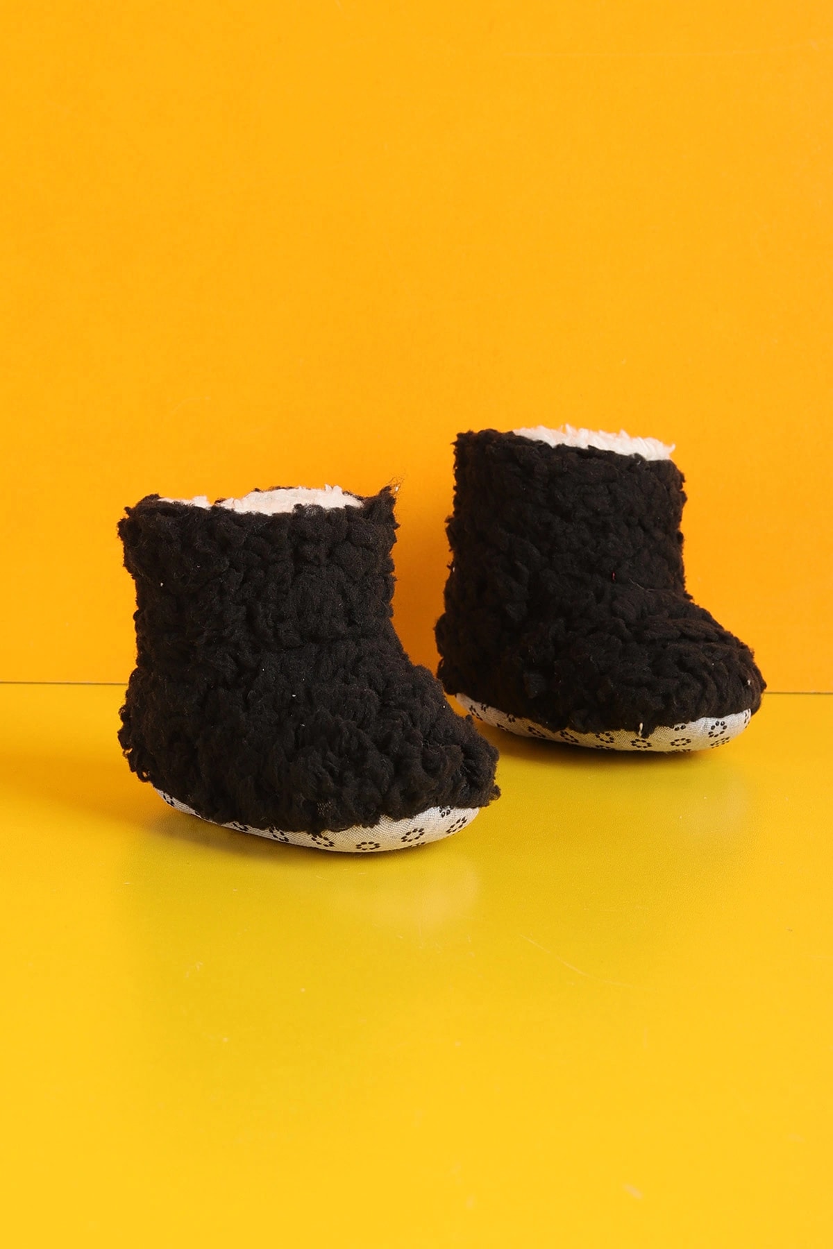 Minissa Bebek & Çocuk Panduf - Siyah Düz