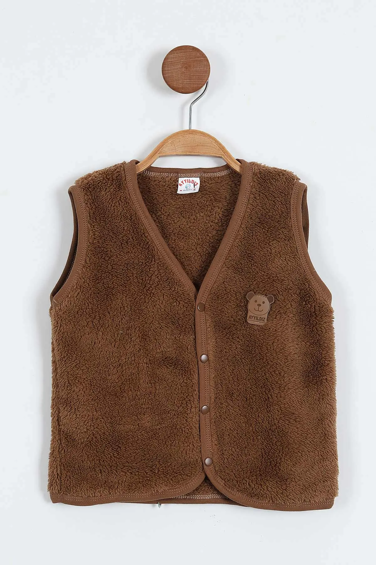 Ayyıldız Welsoft Bebe Yelek - Kahverengi