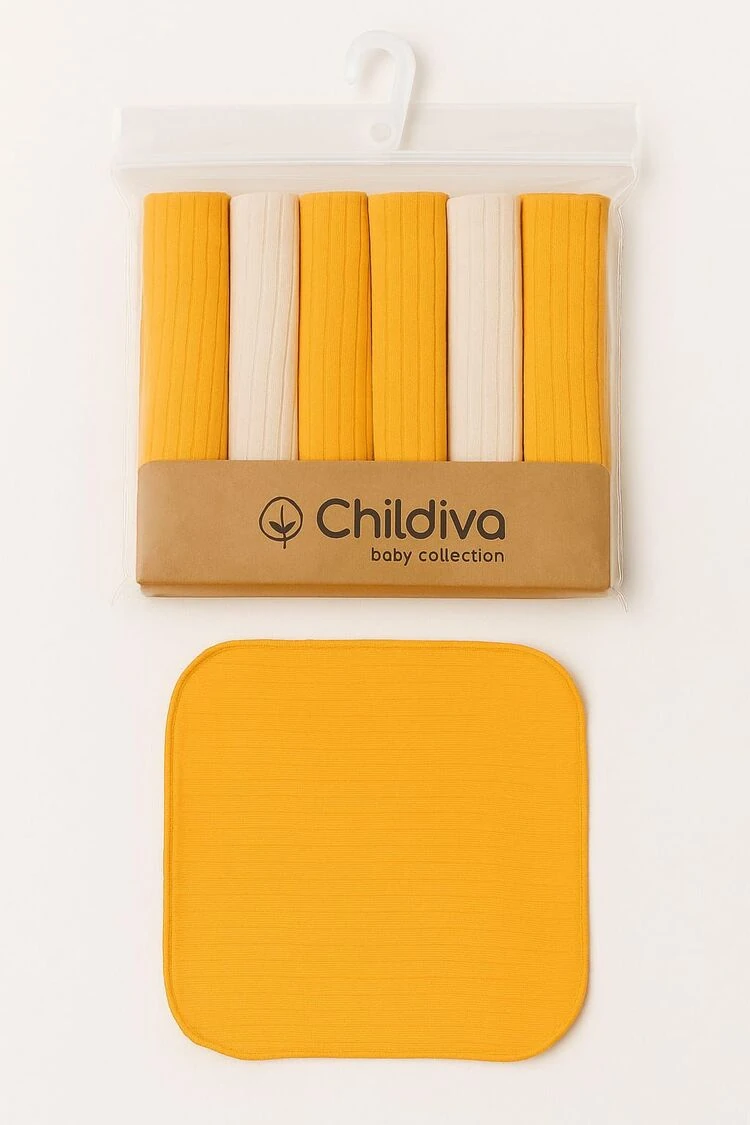 Childiva Bebek Ağız Mendili - Sarı