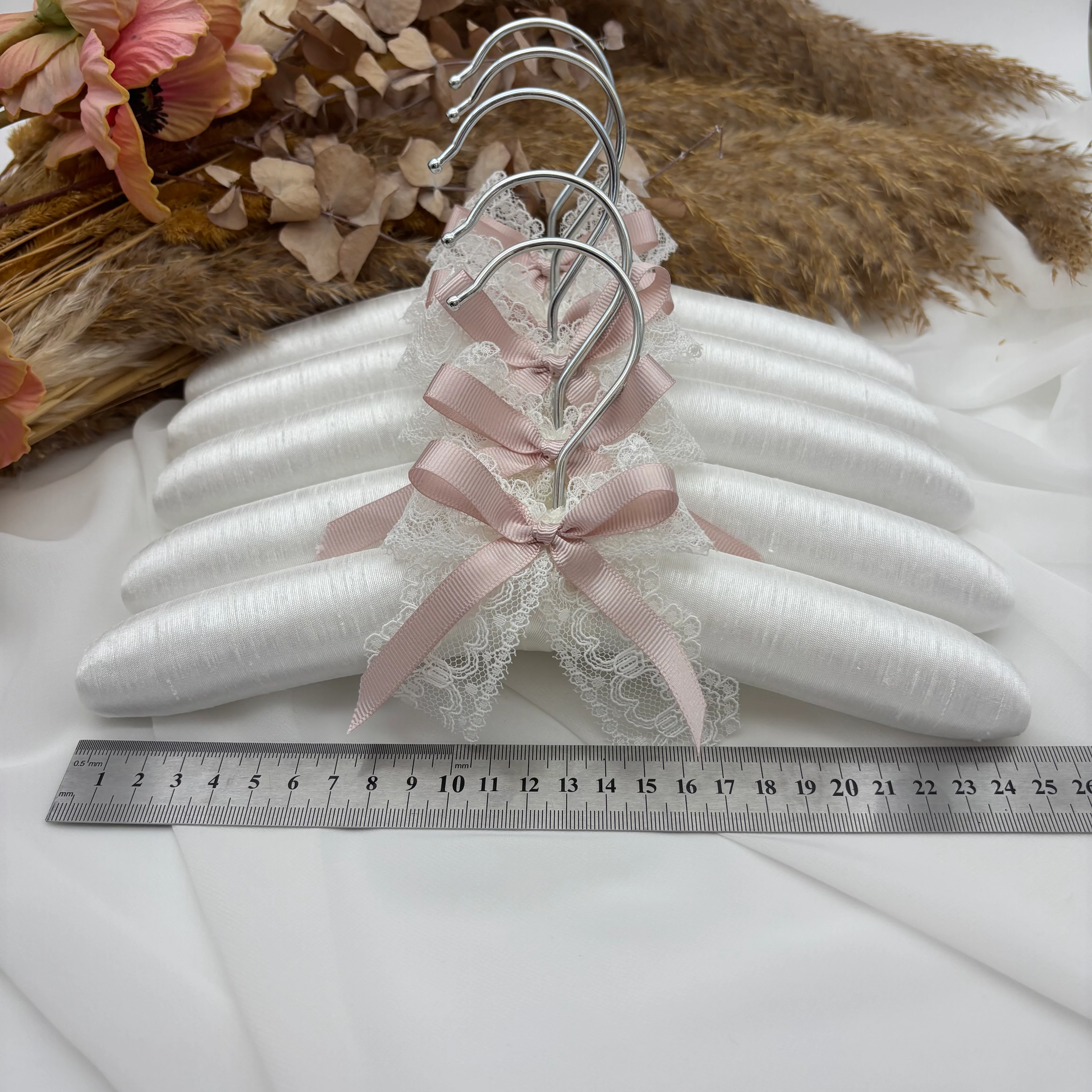 BEBEK BOY KIRIK BEYAZ DANTELLİ 5'Lİ ASKI SETİ