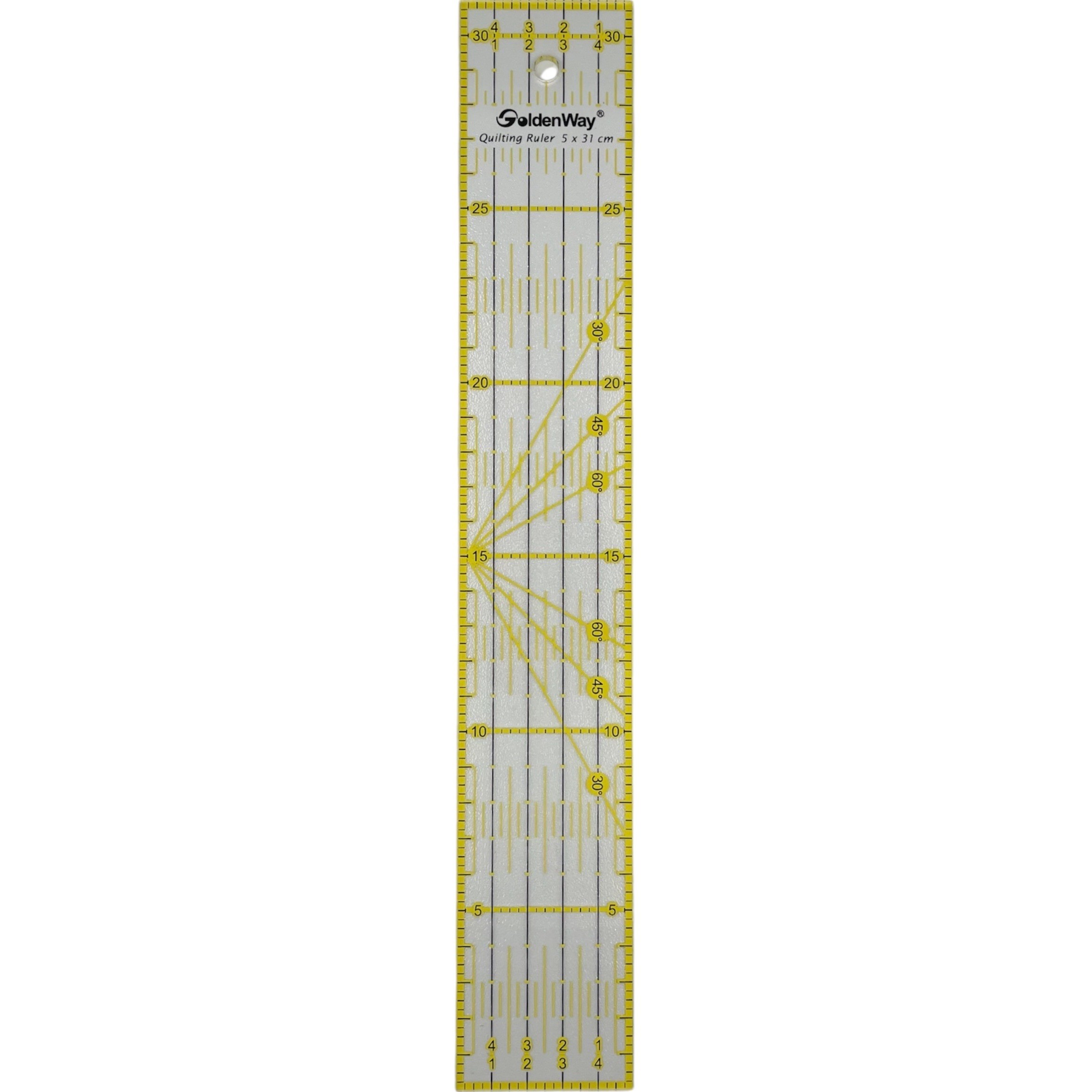 GoldenWay Quilting Ruler 5x31CM