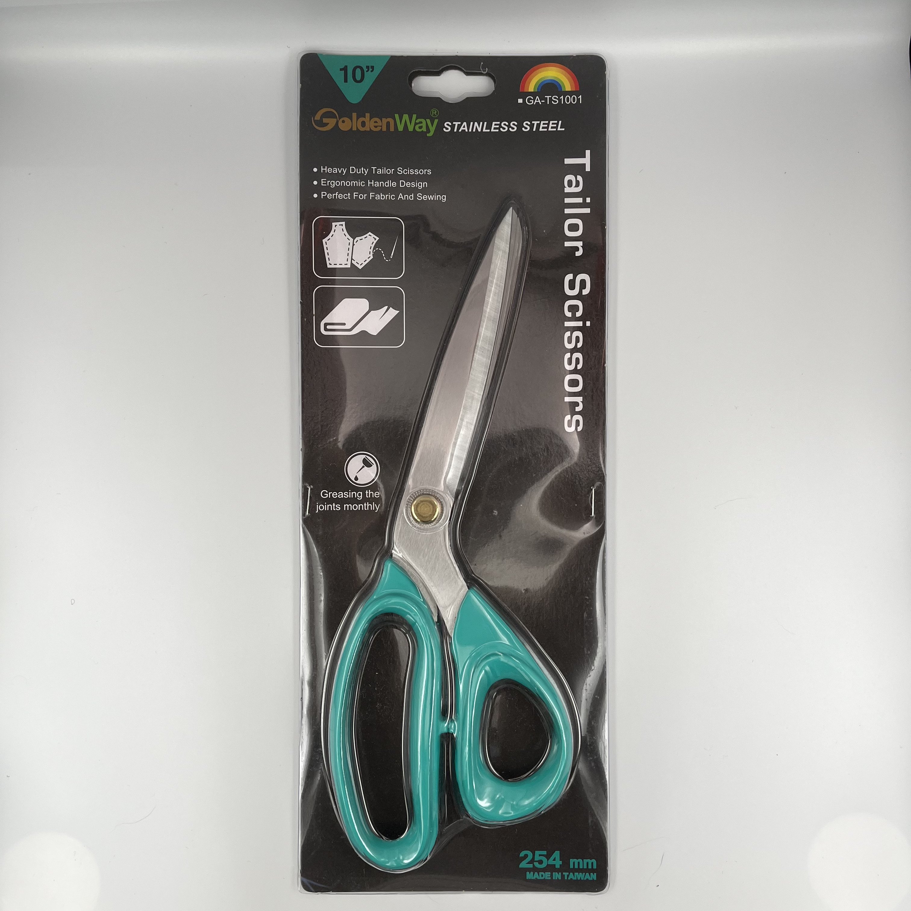 GOLDEN WAY ÇELİK KUMAŞ VE DERİ MAKASI 10"