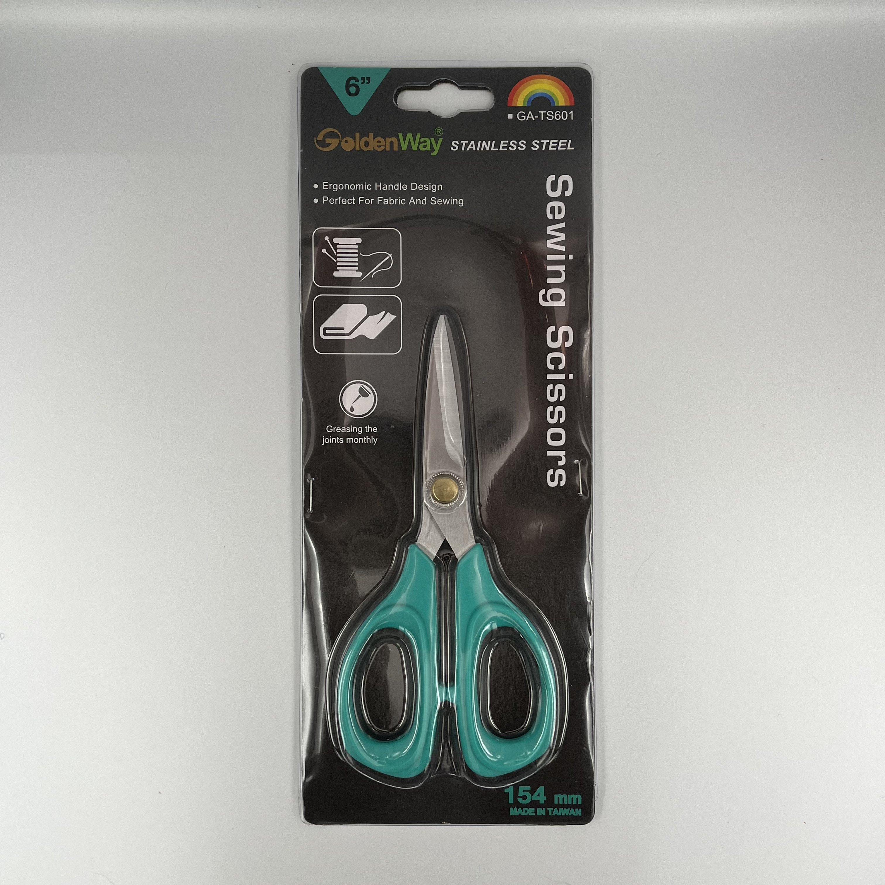 GOLDEN WAY ÇELİK KUMAŞ VE DERİ MAKASI 6"