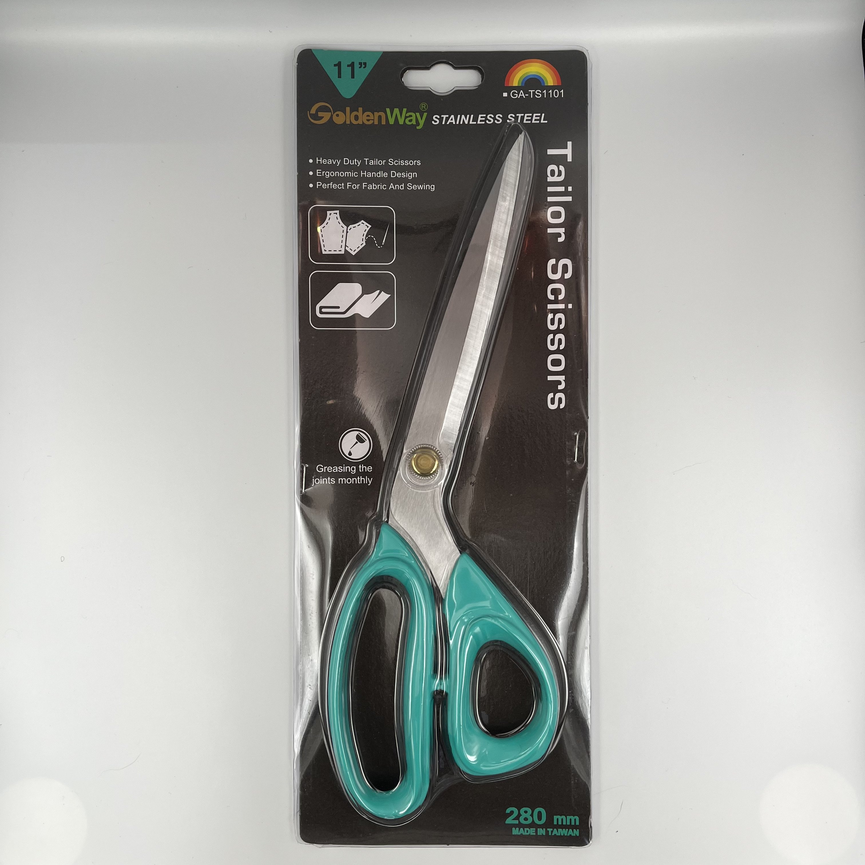 GOLDEN WAY ÇELİK KUMAŞ VE DERİ MAKASI 11"