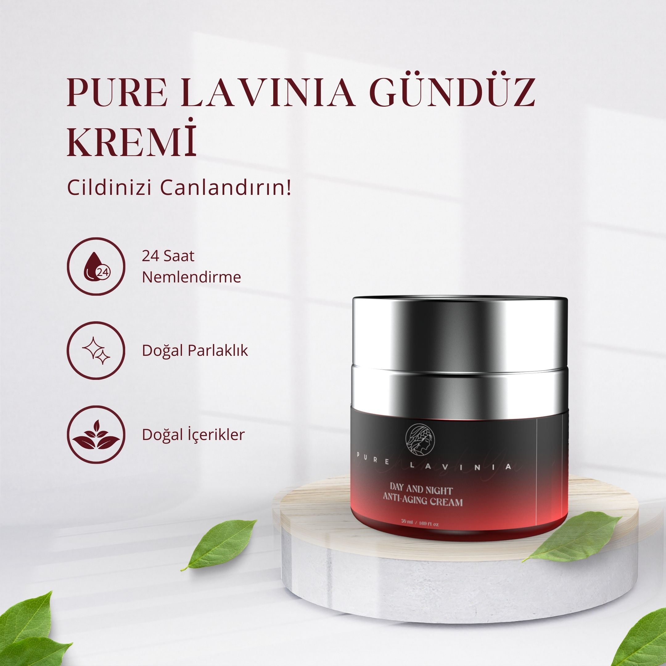 Pure Lavinia Anti-Aging Cream / Yaşlanma Karşıtı Krem 