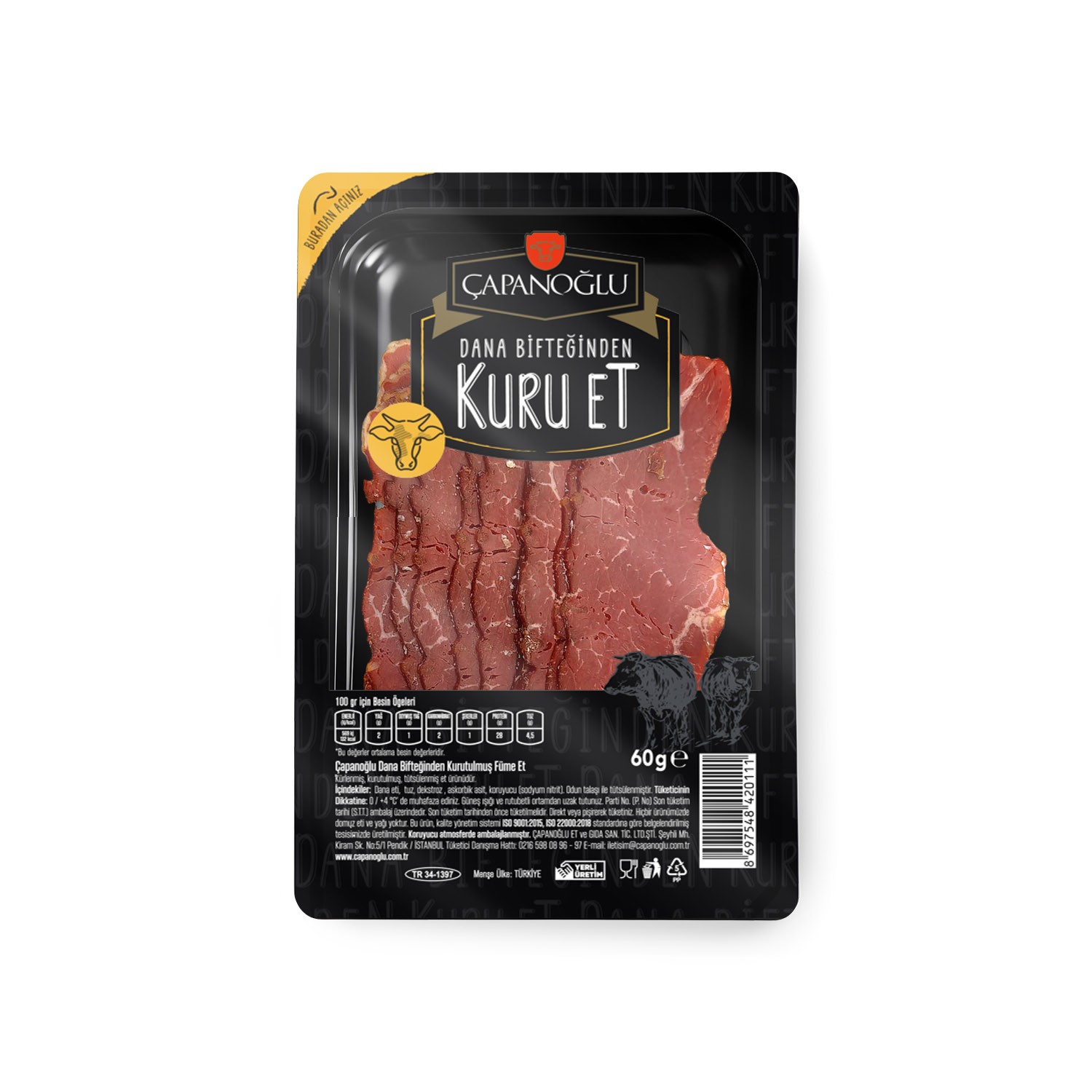 Dilimli Kuru Et 60gr