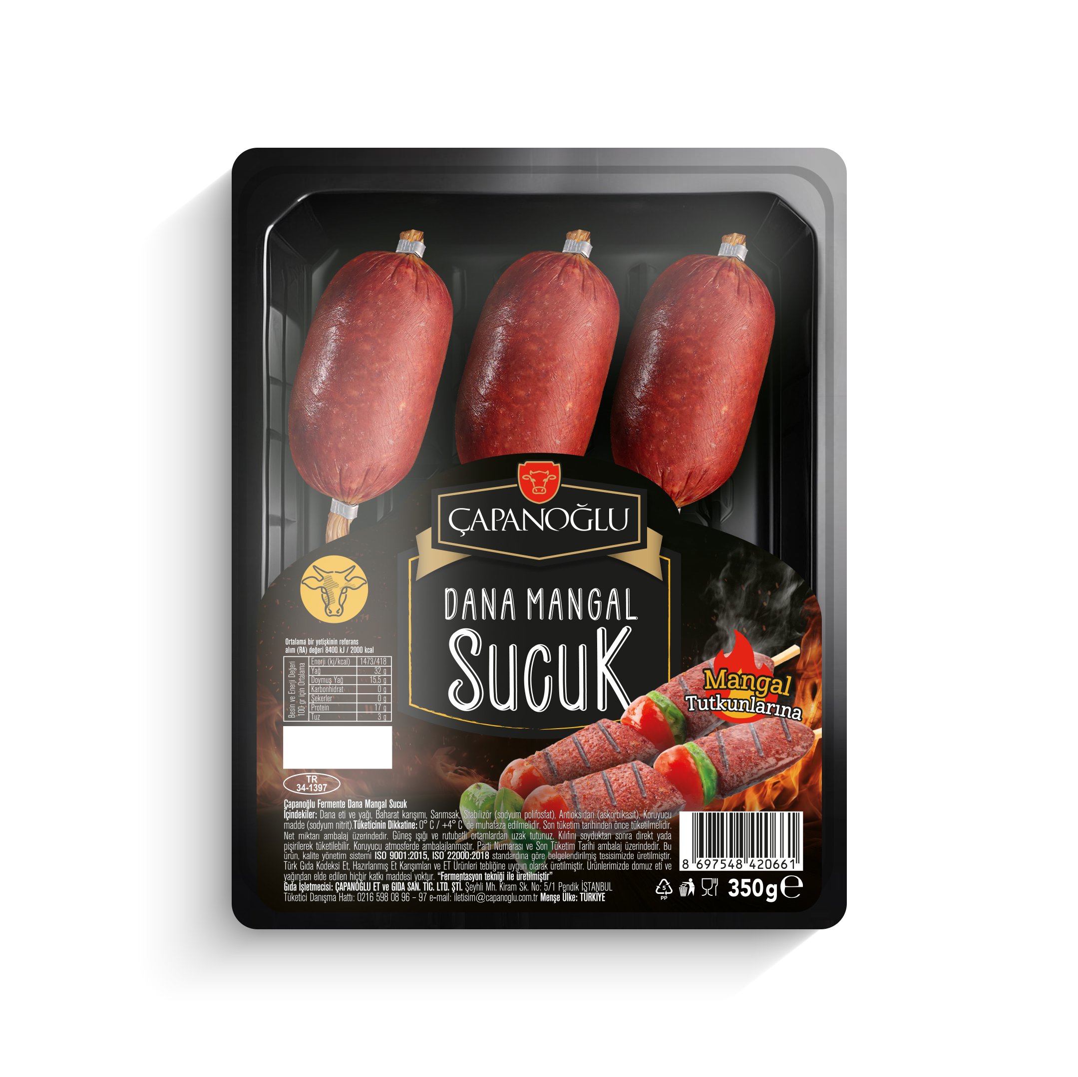 Dana Mangal Sucuk - 350gr 