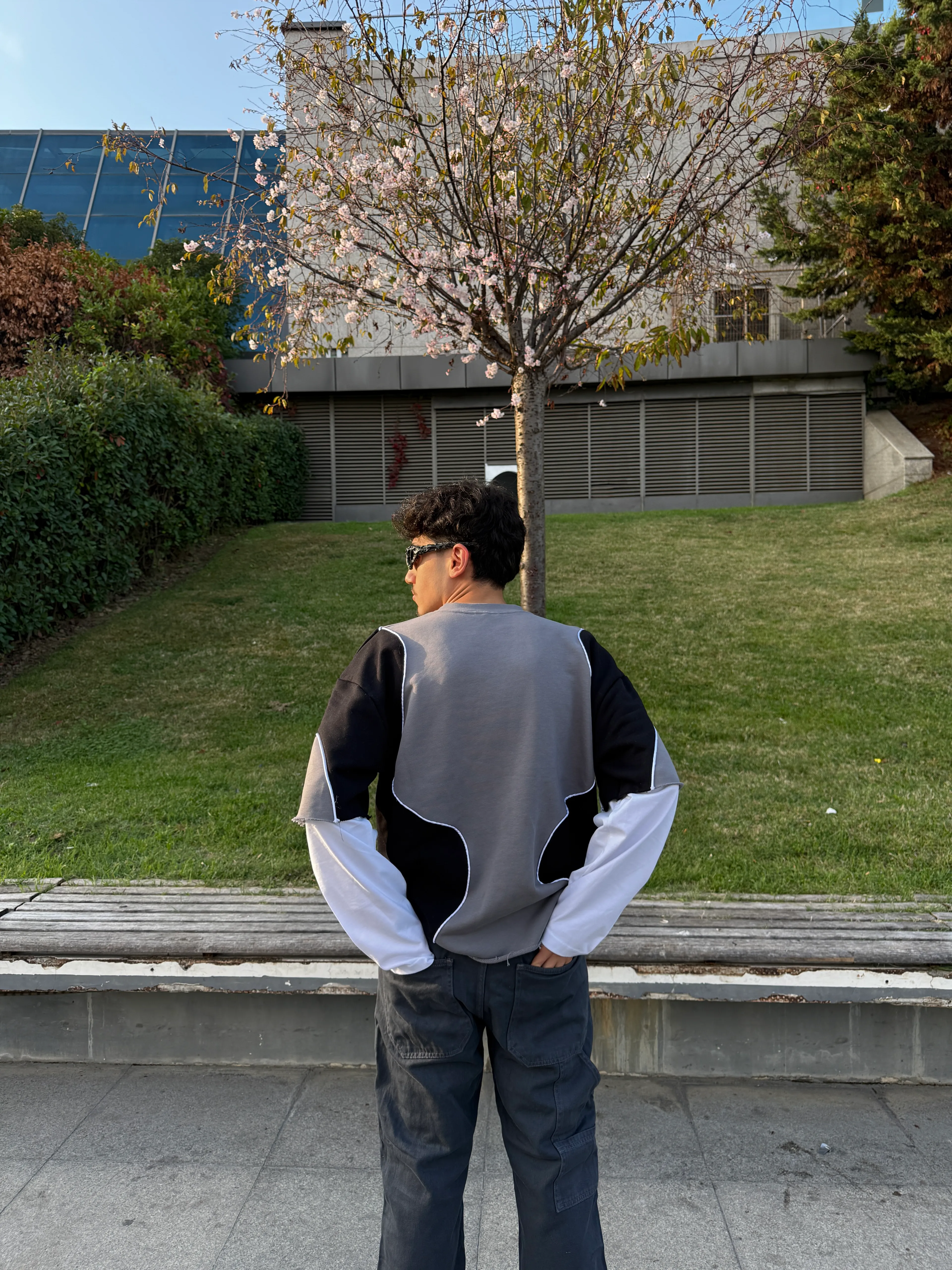 Colorblock Oversize Sweatshirt