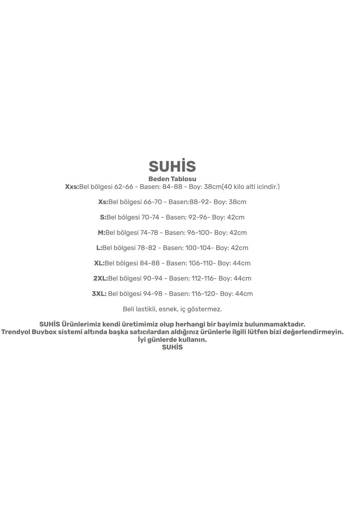 Suhis Siyah Dar Mini Etek