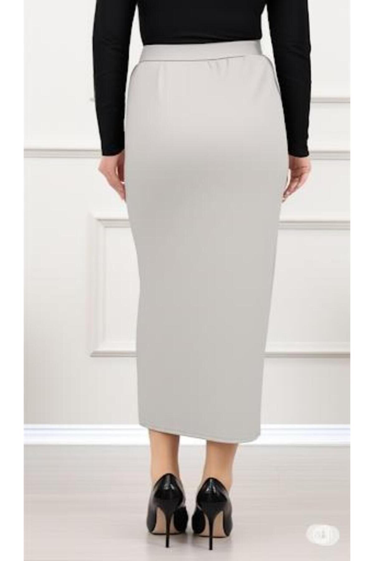 CEPLİ (DÜGME DETAYLI 93-94cm) KALEM ETEK