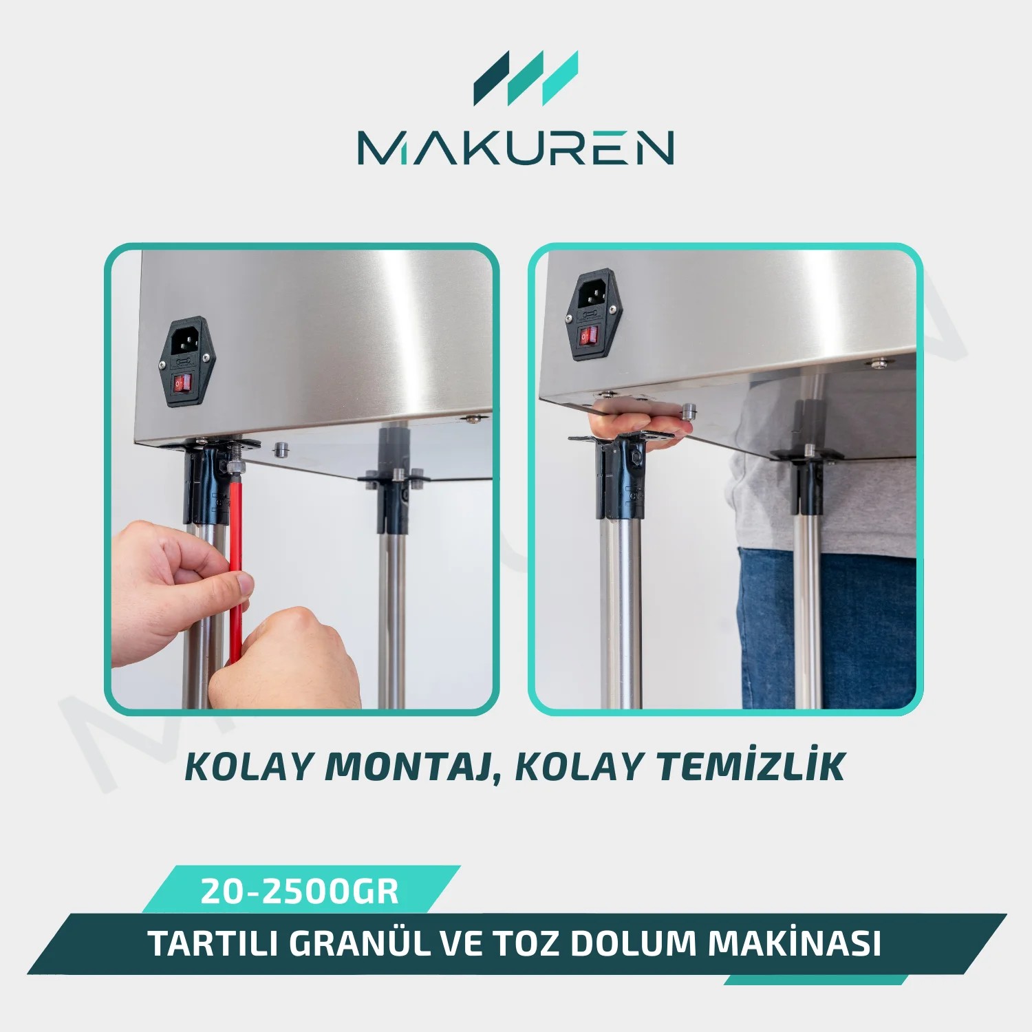 Tartılı Granül ve Toz Dolum Makinası