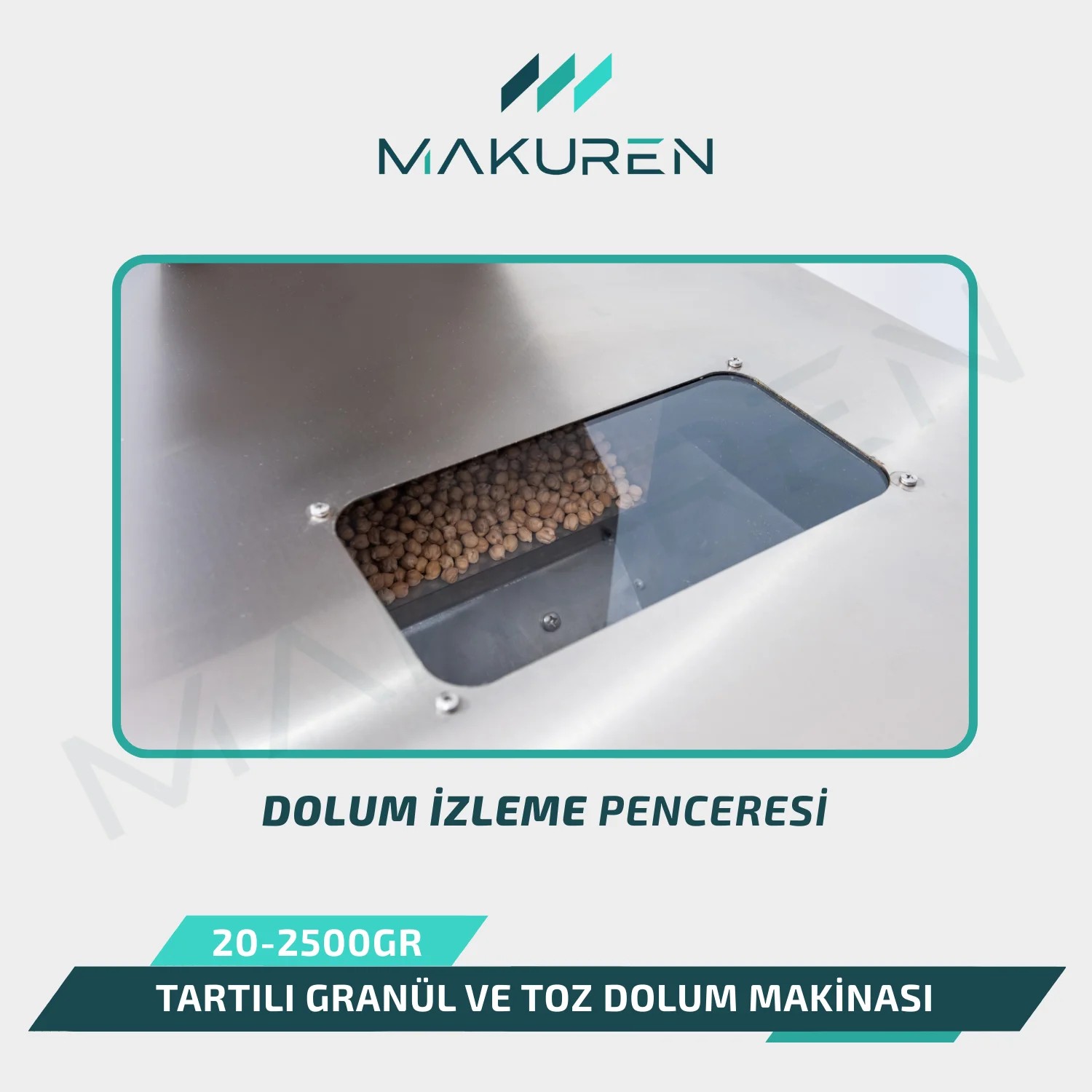 Tartılı Granül ve Toz Dolum Makinası