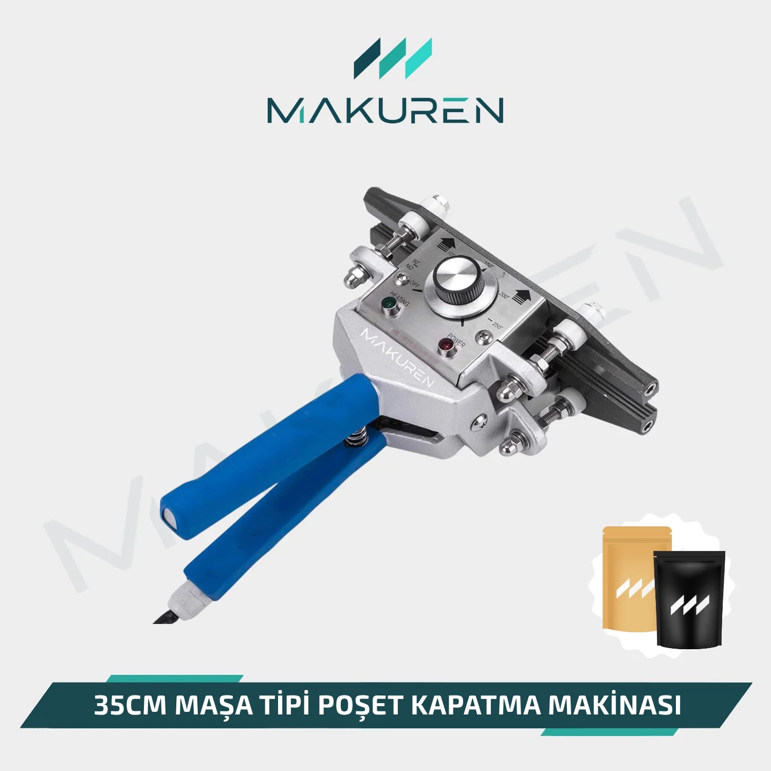 Maşa Tipi Poşet Kapatma Makinası 30cm