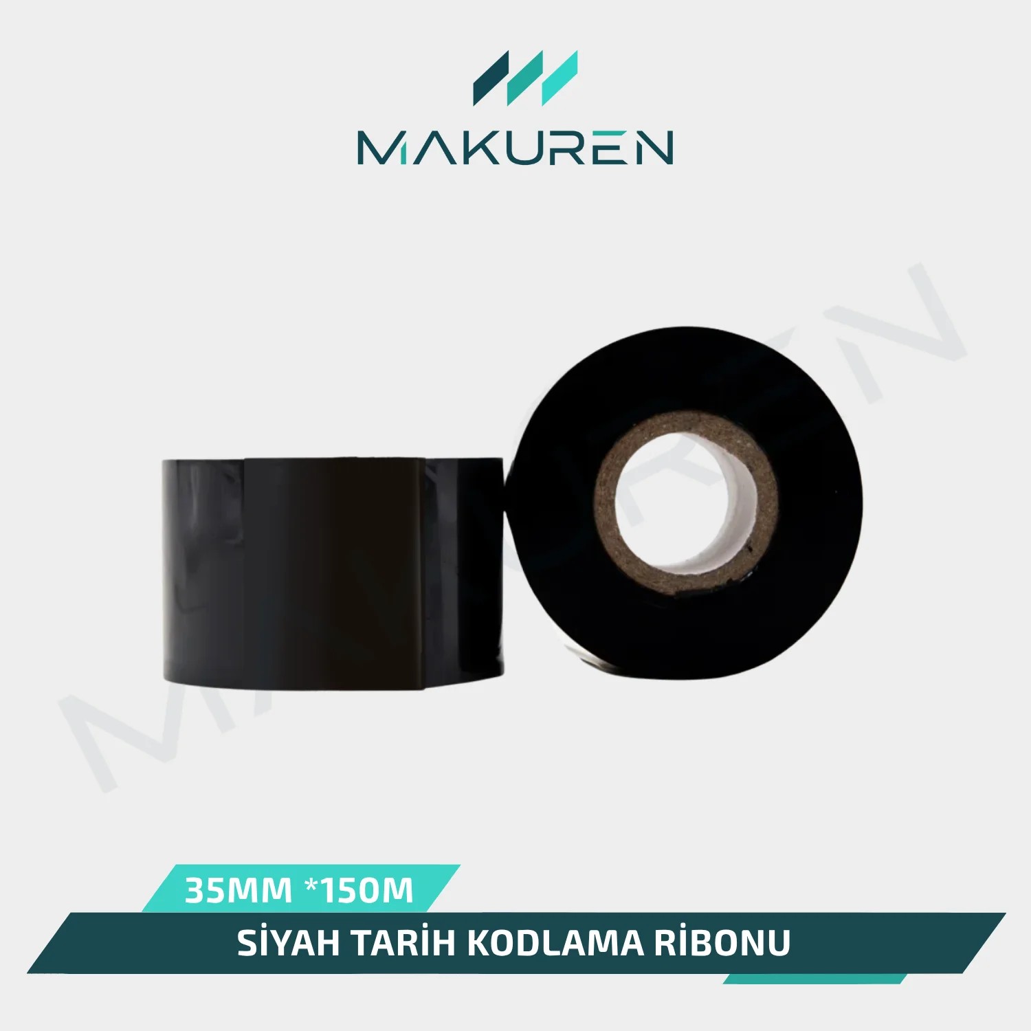 Siyah Tarih Kodlama Ribonu 35mm * 150M