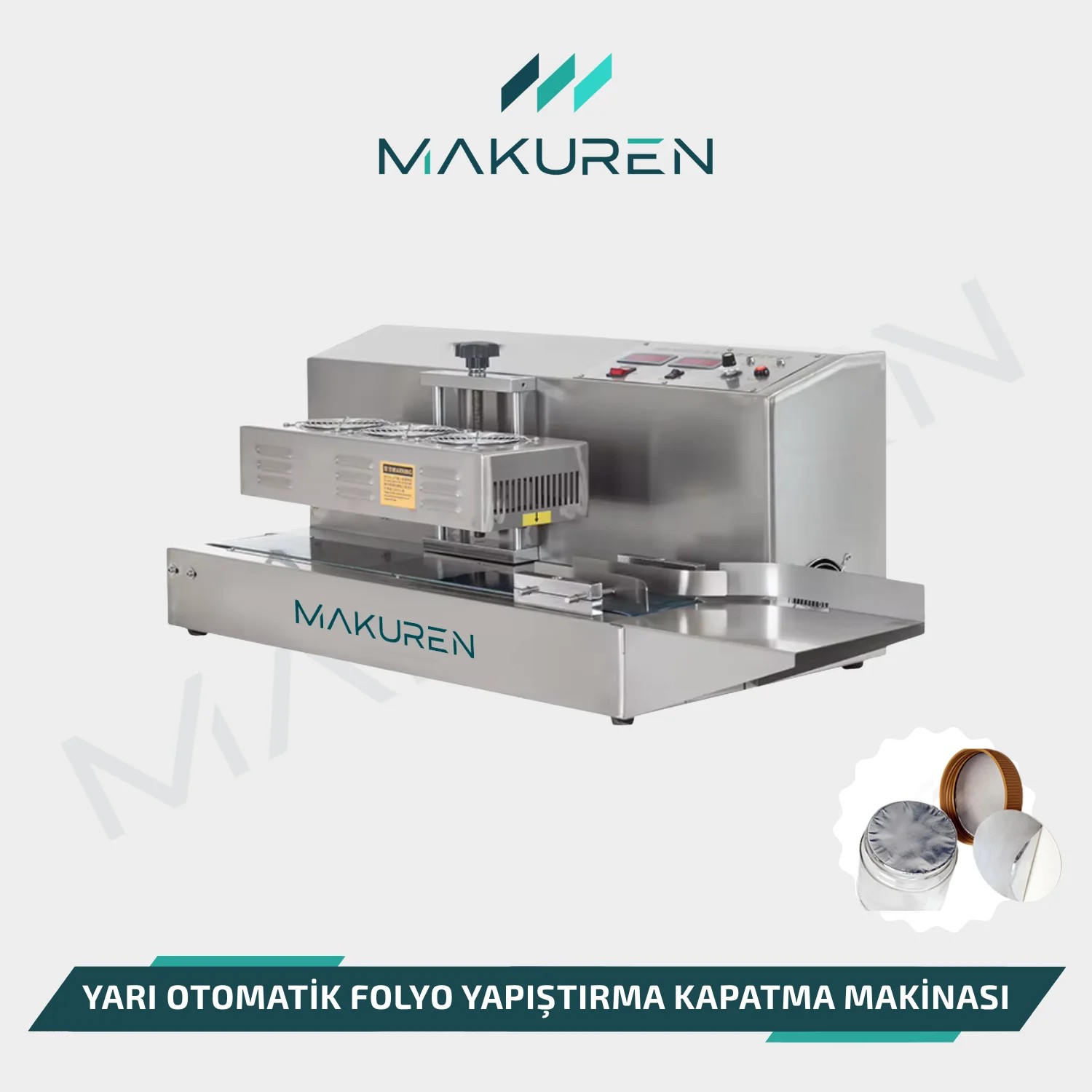 Yarı Otomatik Folyo Yapıştırma Kapatma Makinası