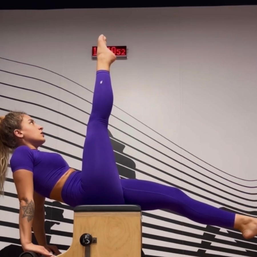 Sporcum Seamless Toparlayıcı Esnek Kısakollu Kadın Spor Crop Top – Lilium Serisi - Mor