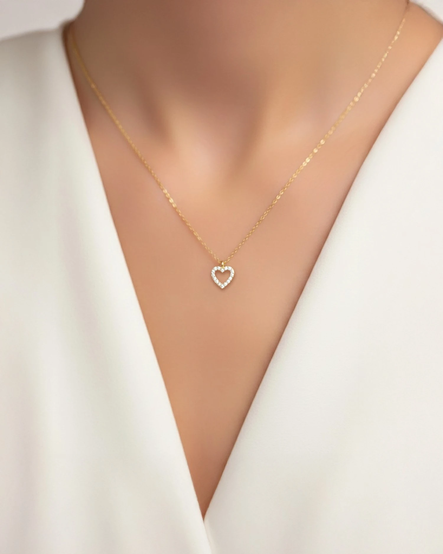 Küçük Kalp 14 Ayar Altın Kolye