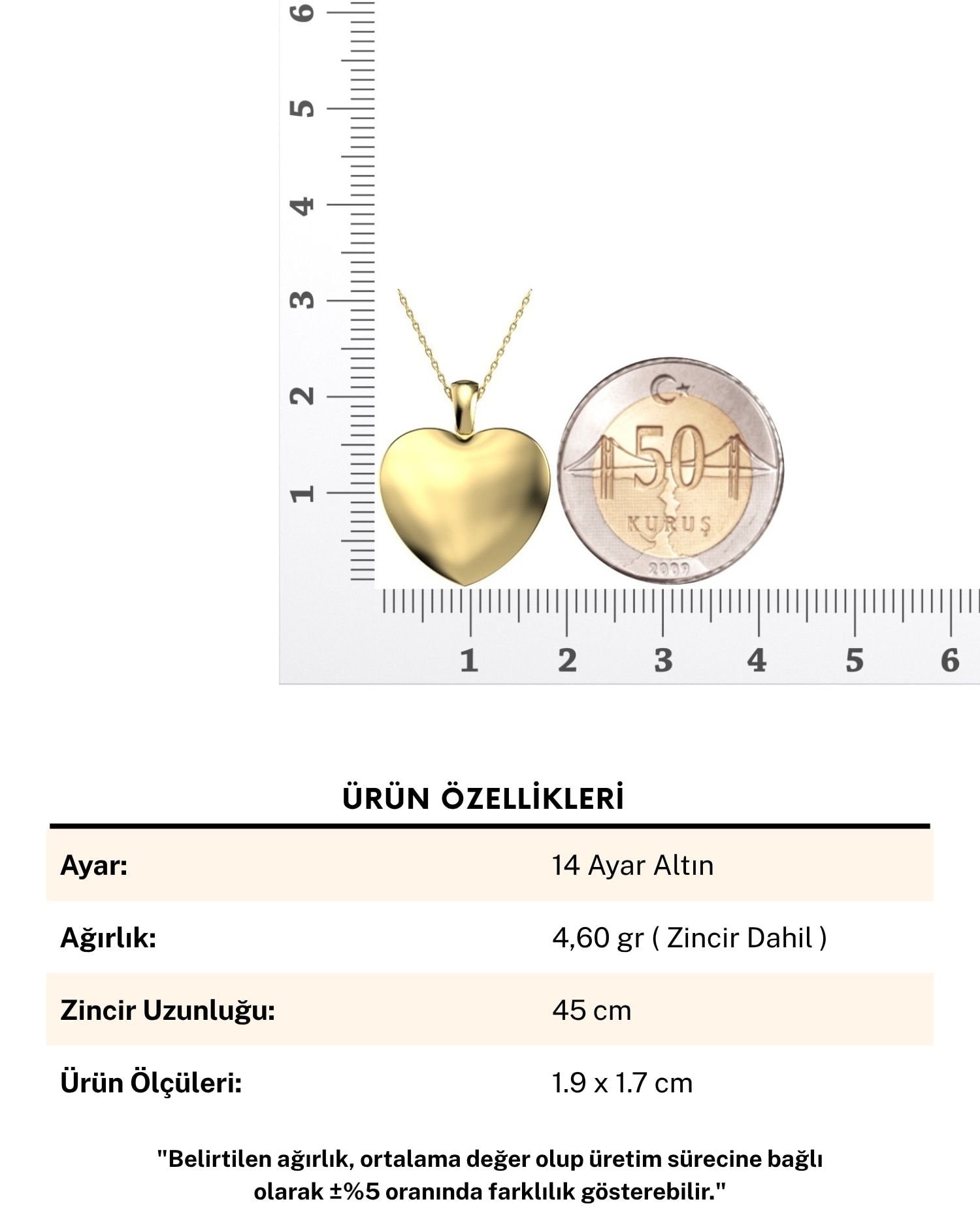 Fotoğraflı Açılabilir Kalp 14 Ayar Altın Kolye