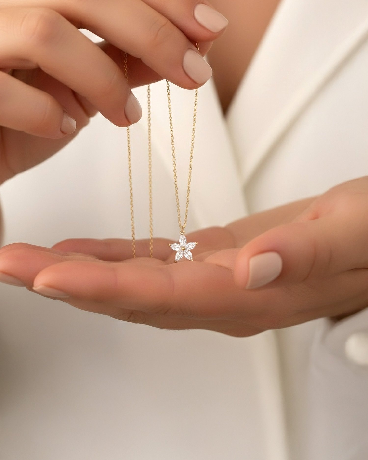 Yasemin Tohum 14 Ayar Altın Kolye