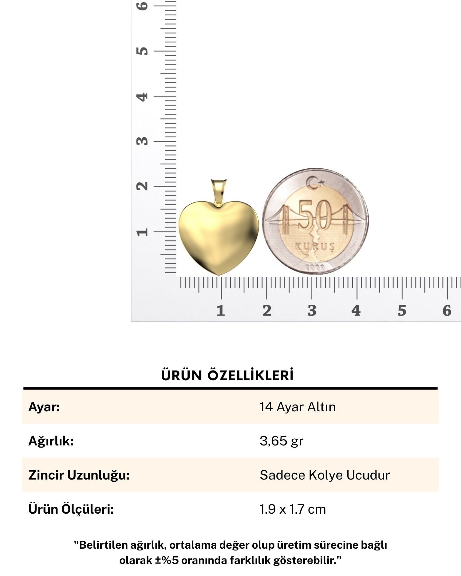 Fotoğraflı Açılabilir Kalp 14 Ayar Altın Kolye Ucu