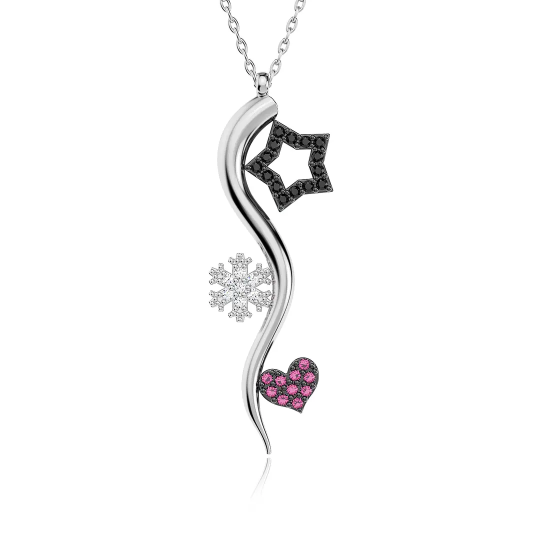 Small Silver Luck Necklace
