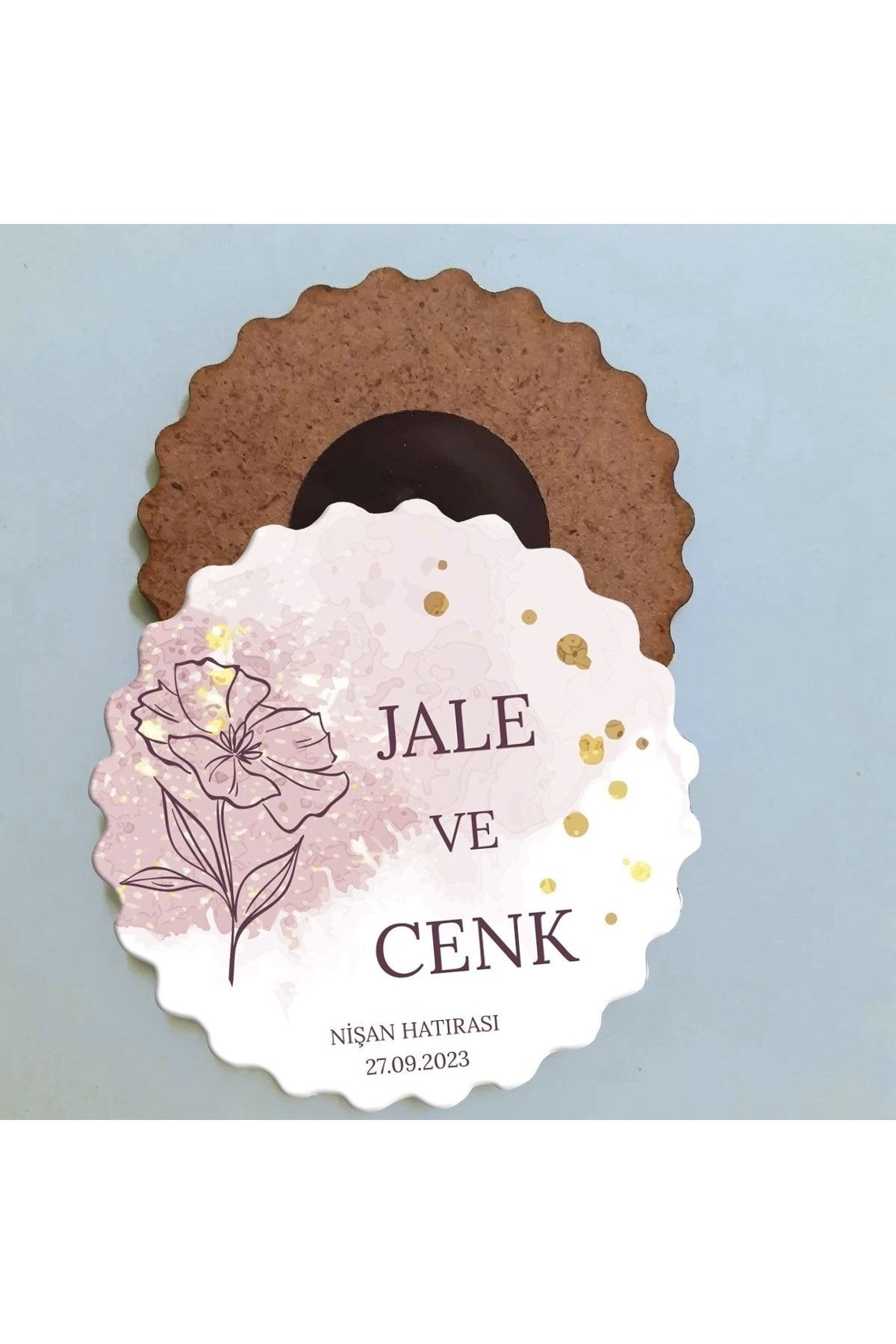 Kişiye Özel Baskılı Nikah, Söz, Nişan, Düğün Hatıra Magnet