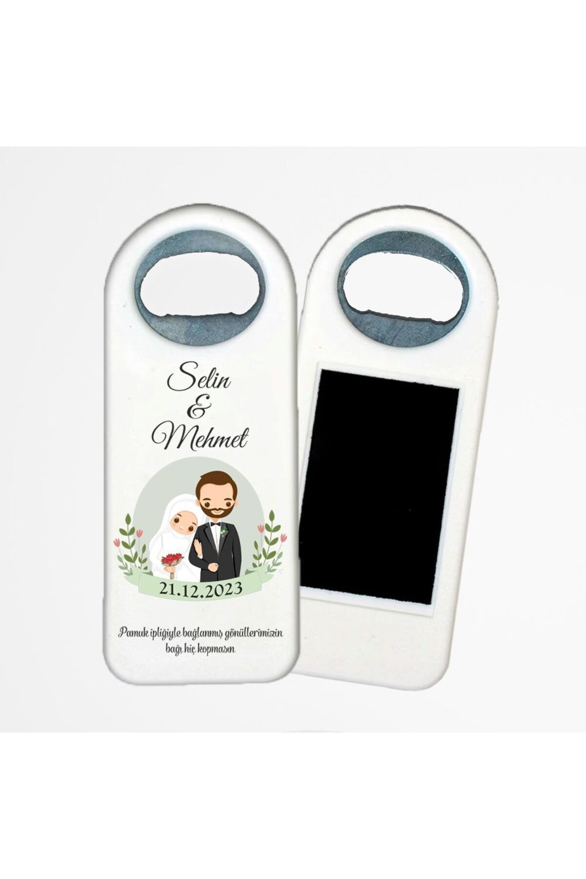 Kişiye Özel Nikah, Söz, Nişan, Sünnet, Düğün, Doğum Günü Hatıra Magnet