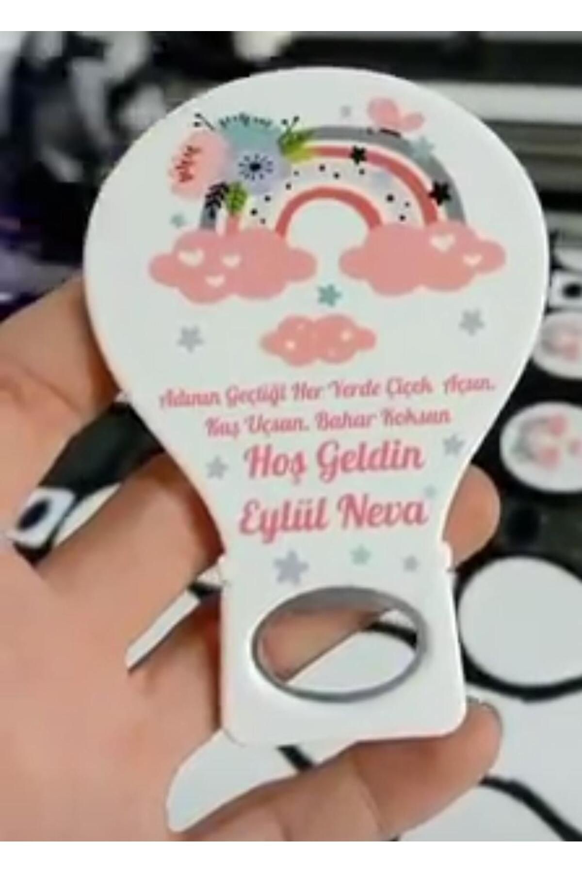 Kişiye Özel Doğum günü Babyshower Magnet Açacak Düğün Nikah Nişan Hediyesi