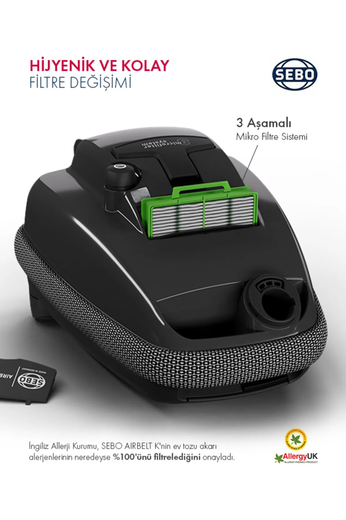 SEBO AIRBELT K3 PREMIUM