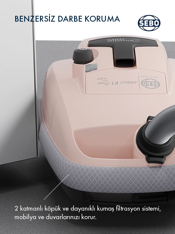 SEBO AIRBELT K1 CREAM ROSE