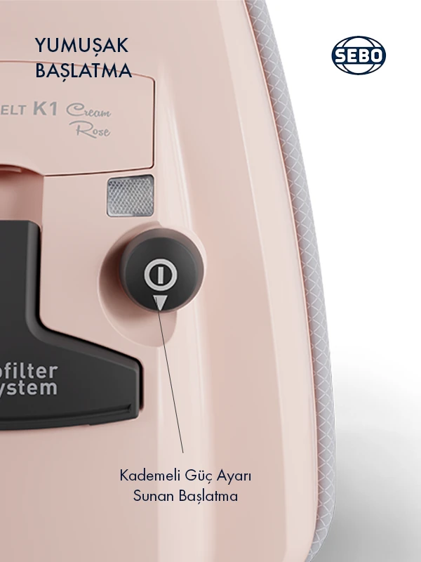 SEBO AIRBELT K1 CREAM ROSE