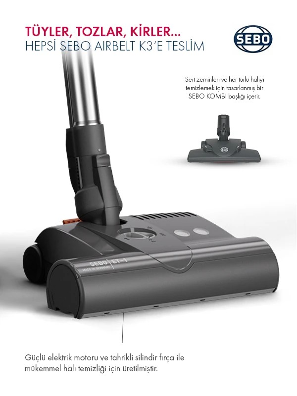 SEBO AIRBELT K3 PREMIUM