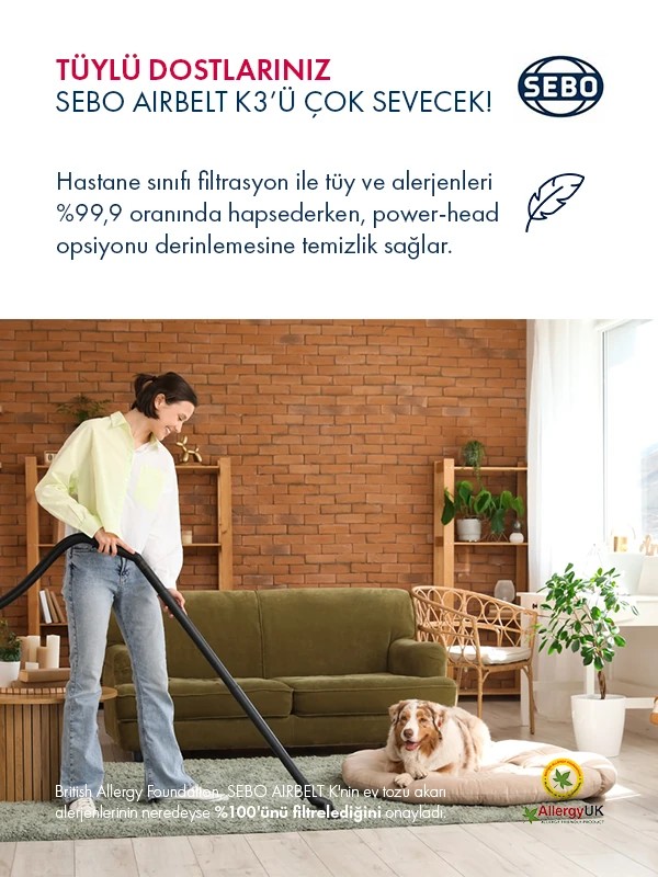 SEBO AIRBELT K3 PREMIUM