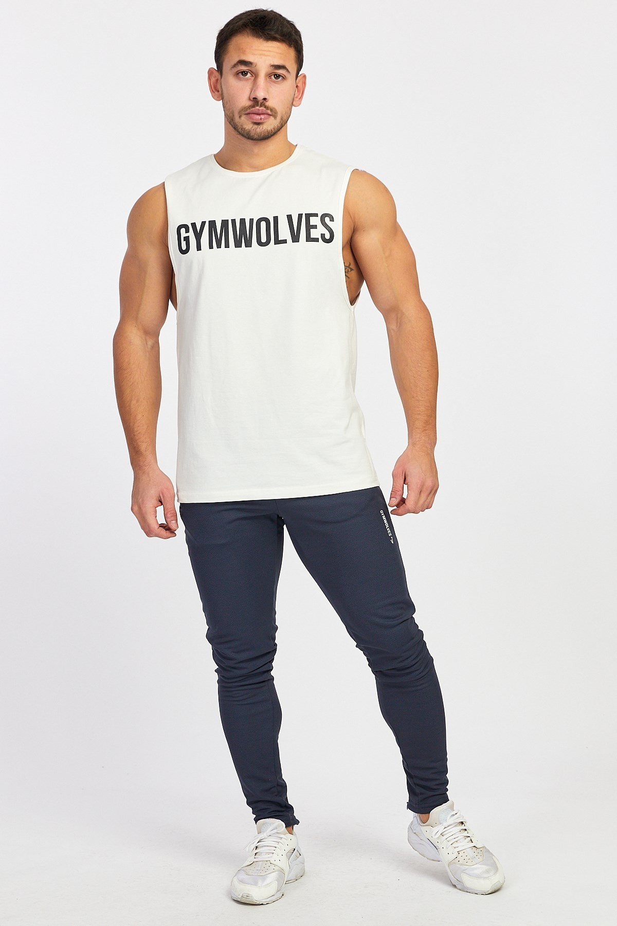 Gymwolves Erkek Spor Eşofmanı Koyu Gri | Workout Pants