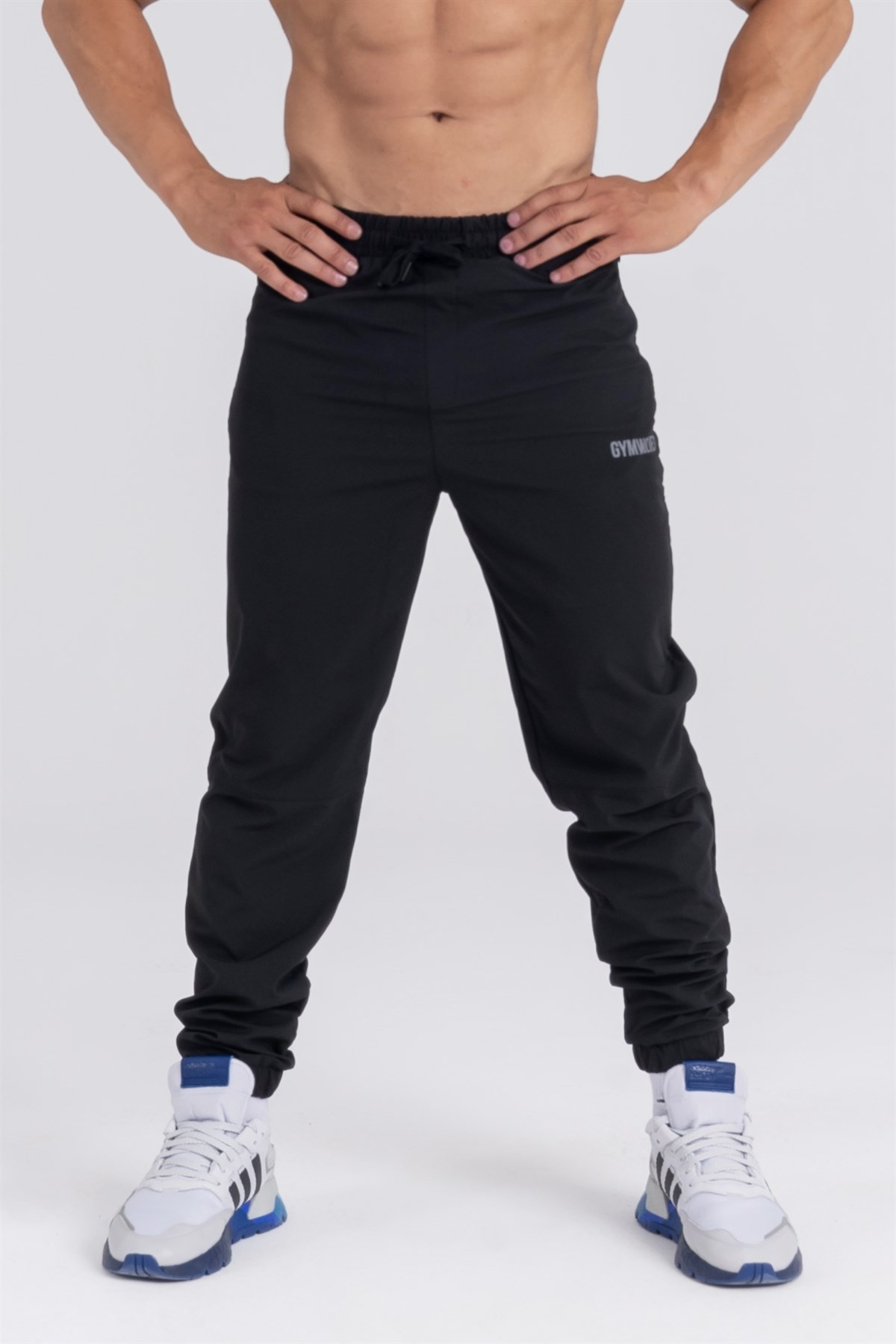 Gymwolves Erkek Spor Eşofmanı | Siyah | Workout Pants | Energy Serisi