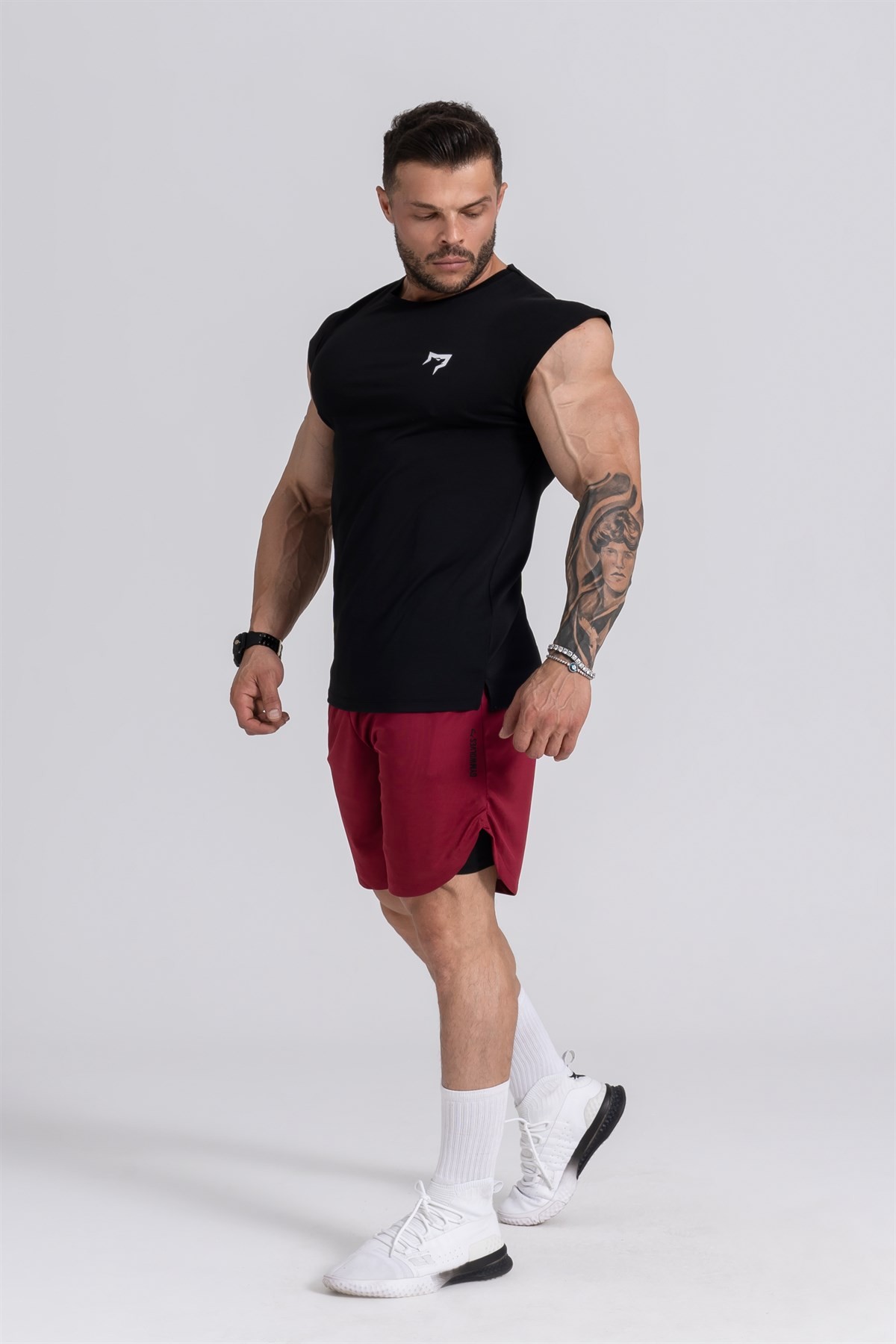 Gymwolves Spor Erkek T-Shirt | Tactical  Kol Kesim | Workout T-Shirt |