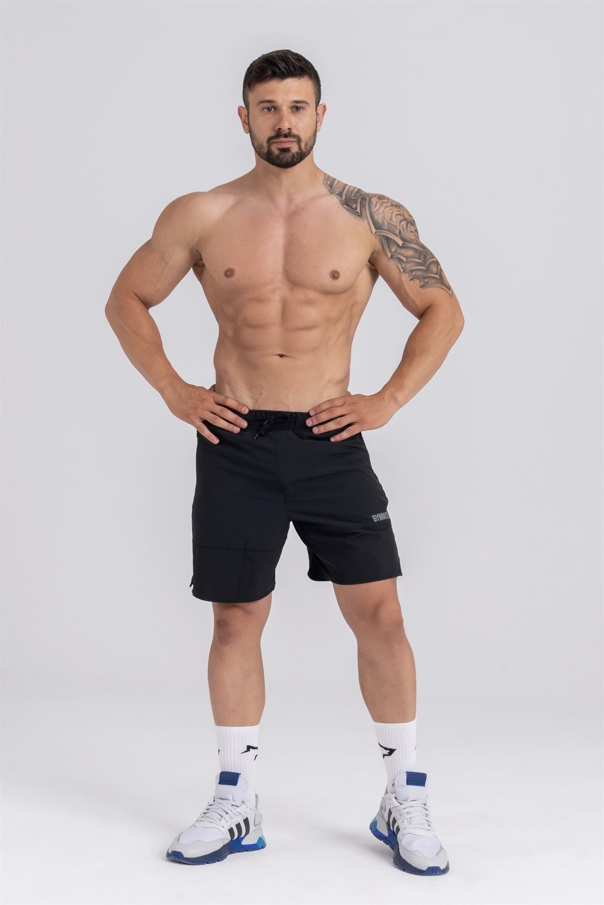 Gymwolves Erkek Spor Şort | Siyah | Energy Serisi