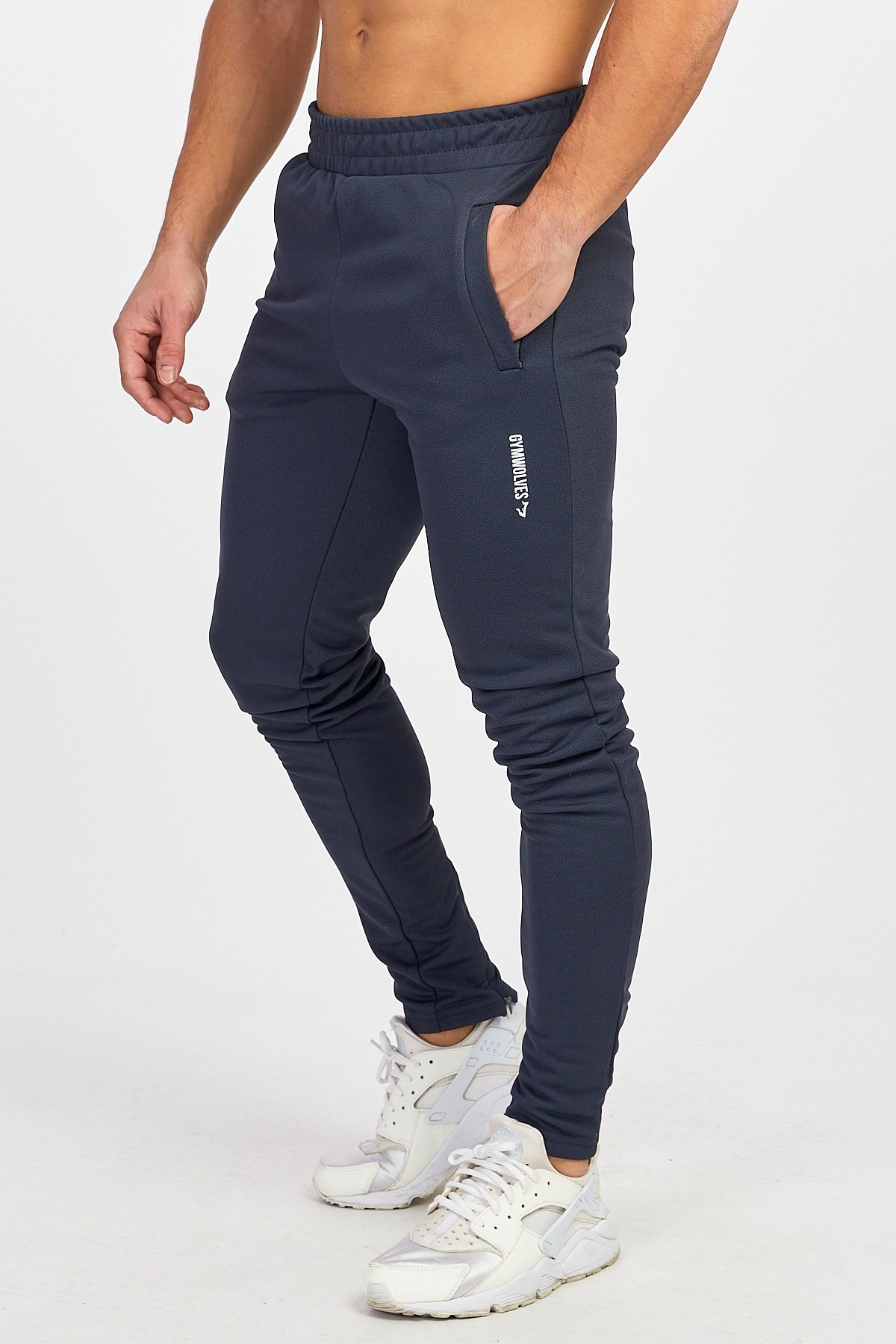 Gymwolves Erkek Spor Eşofmanı Koyu Gri | Workout Pants
