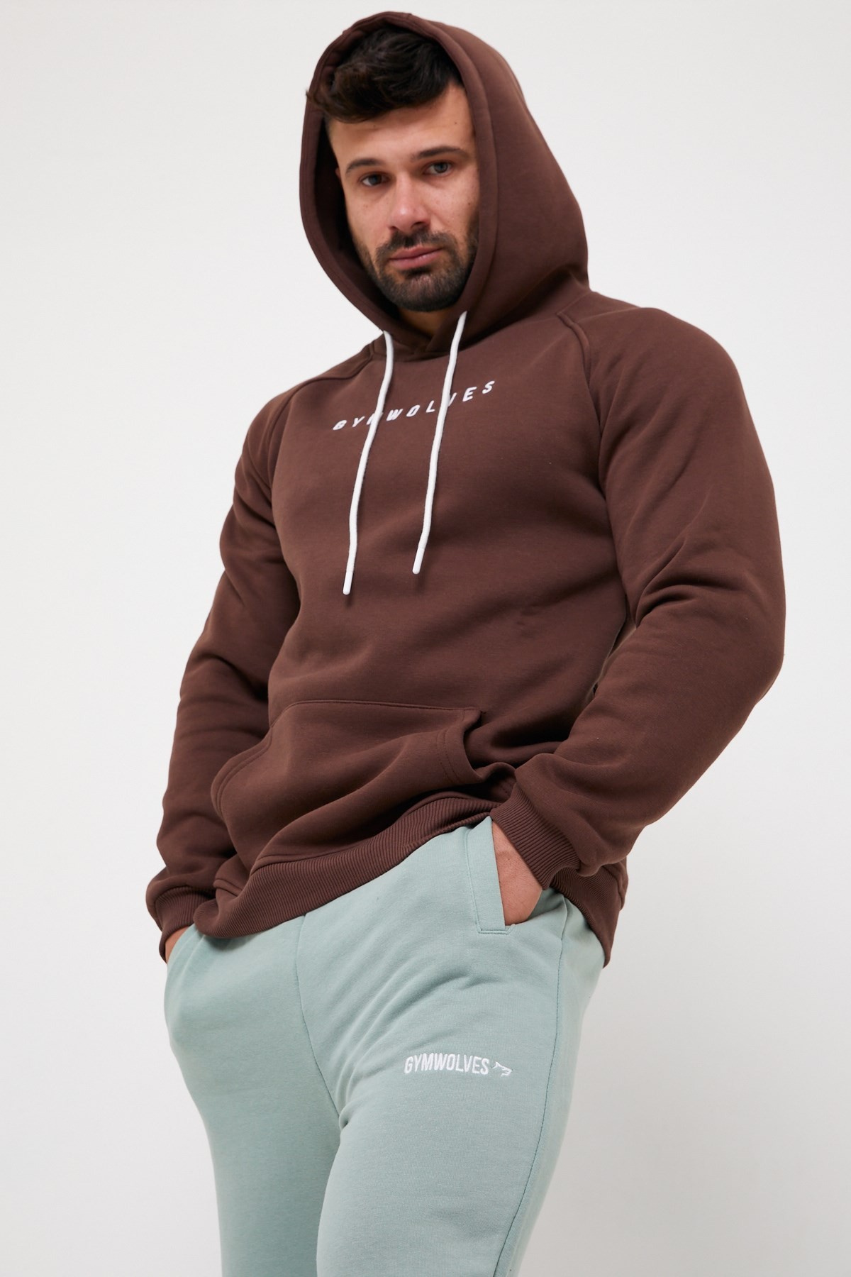 Gymwolves Erkek Kapüşonlu Sweatshirt | Hoodies |
