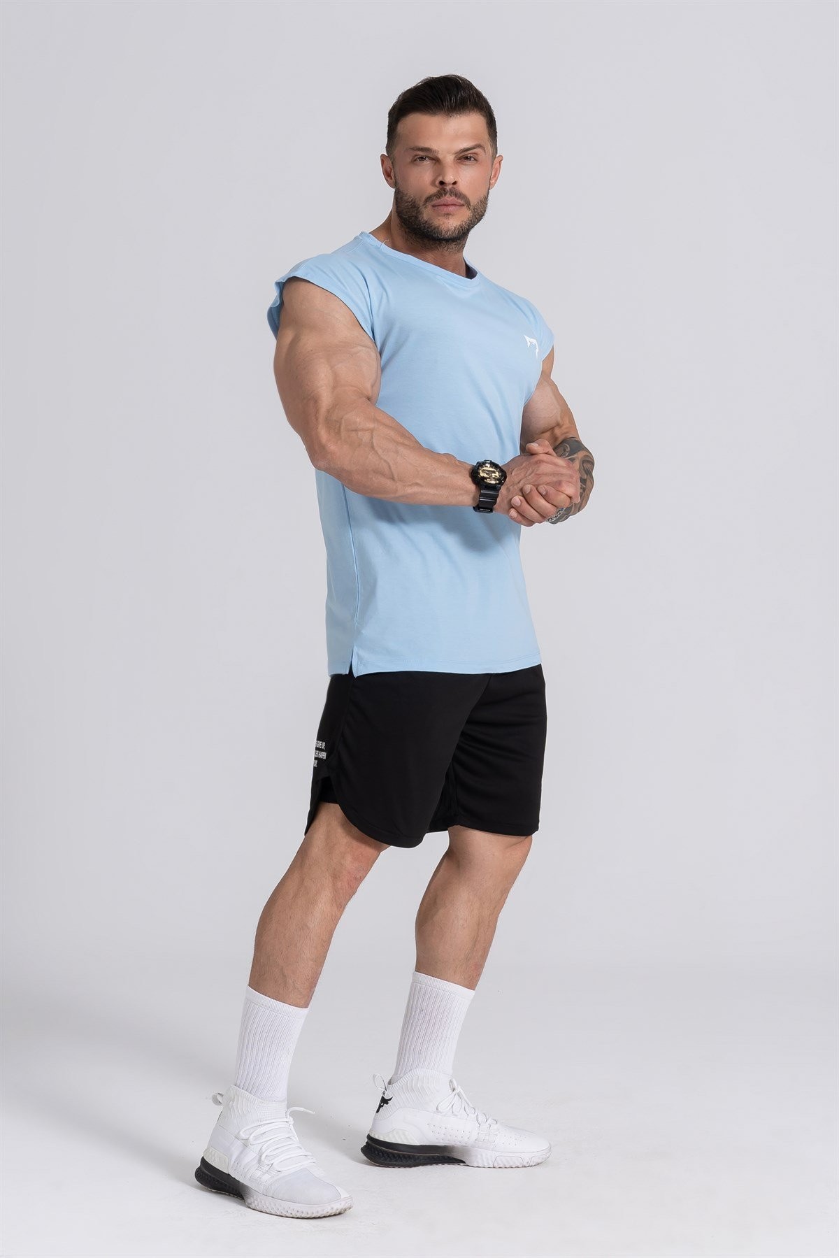 Gymwolves Spor Erkek T-Shirt | Tactical  Kol Kesim | Workout T-Shirt |