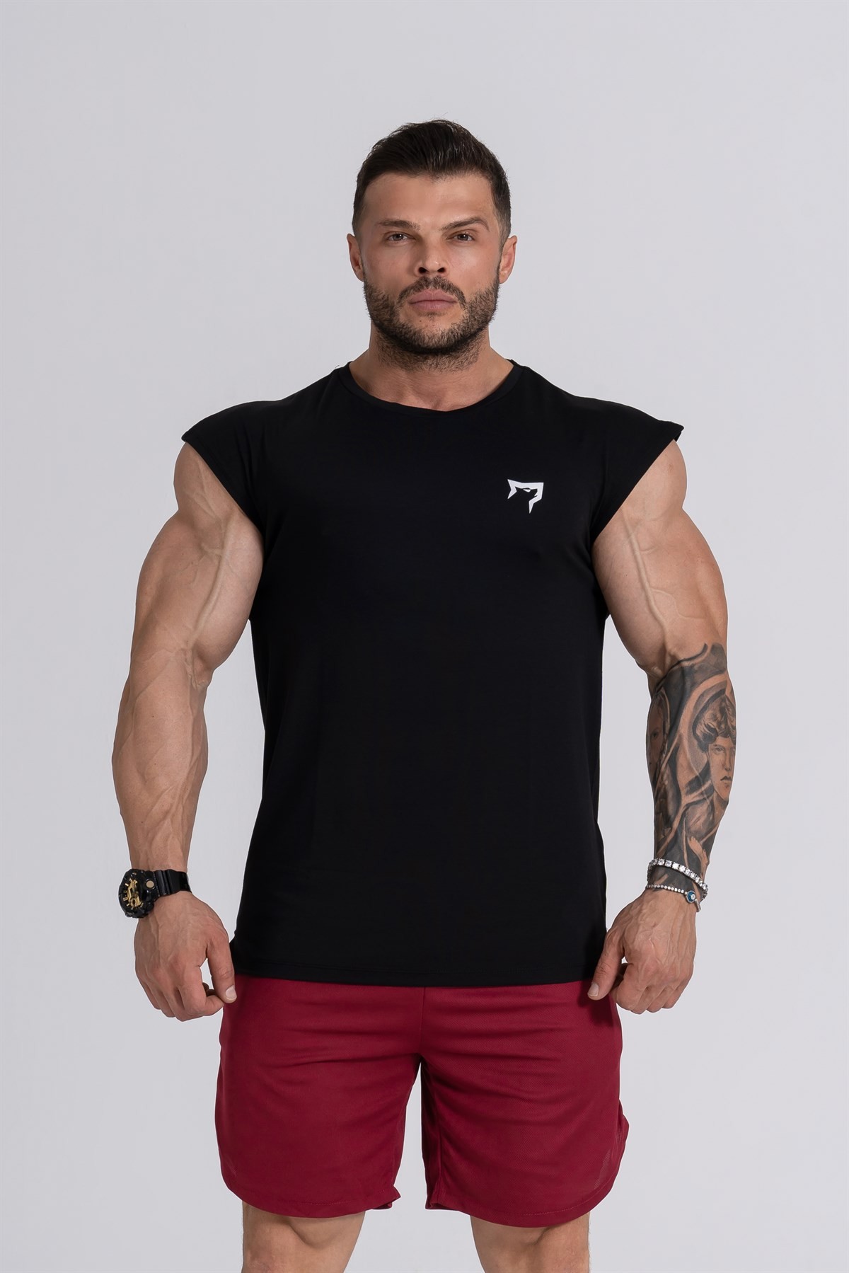 Gymwolves Spor Erkek T-Shirt | Tactical  Kol Kesim | Workout T-Shirt |
