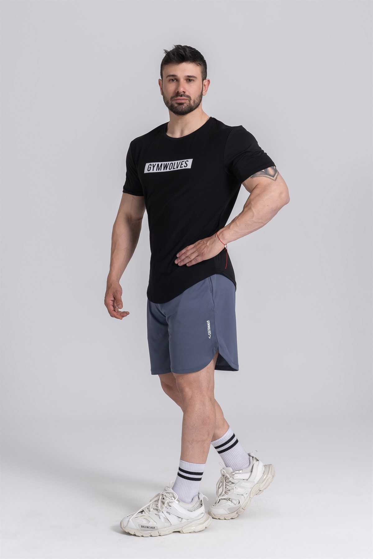Gymwolves  Erkek Spor T-Shirt  | Workout T-Shirt |