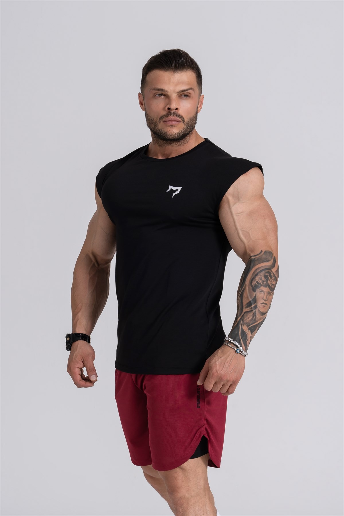 Gymwolves Spor Erkek T-Shirt | Tactical  Kol Kesim | Workout T-Shirt |